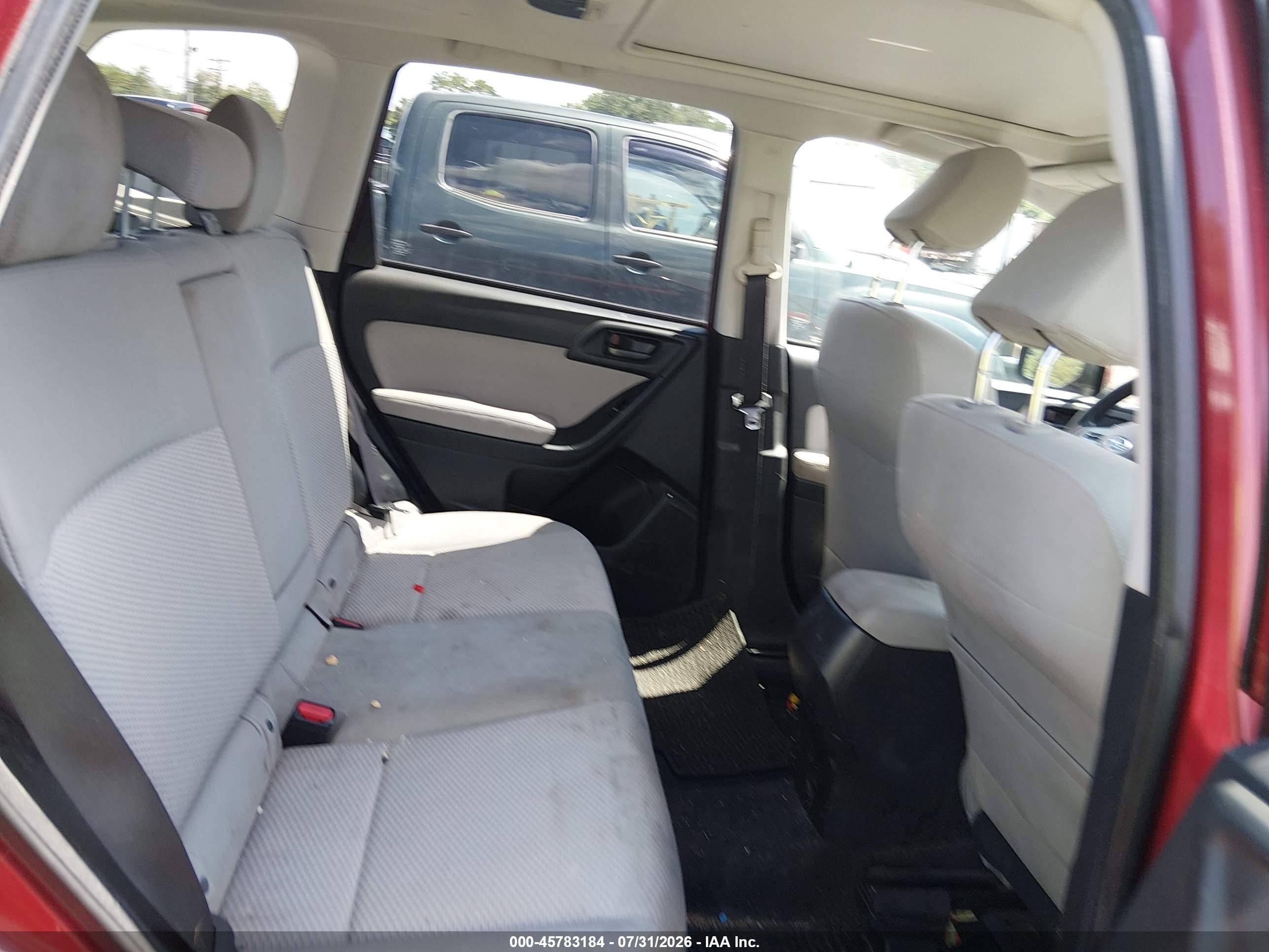 2015 Subaru Forester 2.5i Premium Burgundy vin: JF2SJADC1FH454740