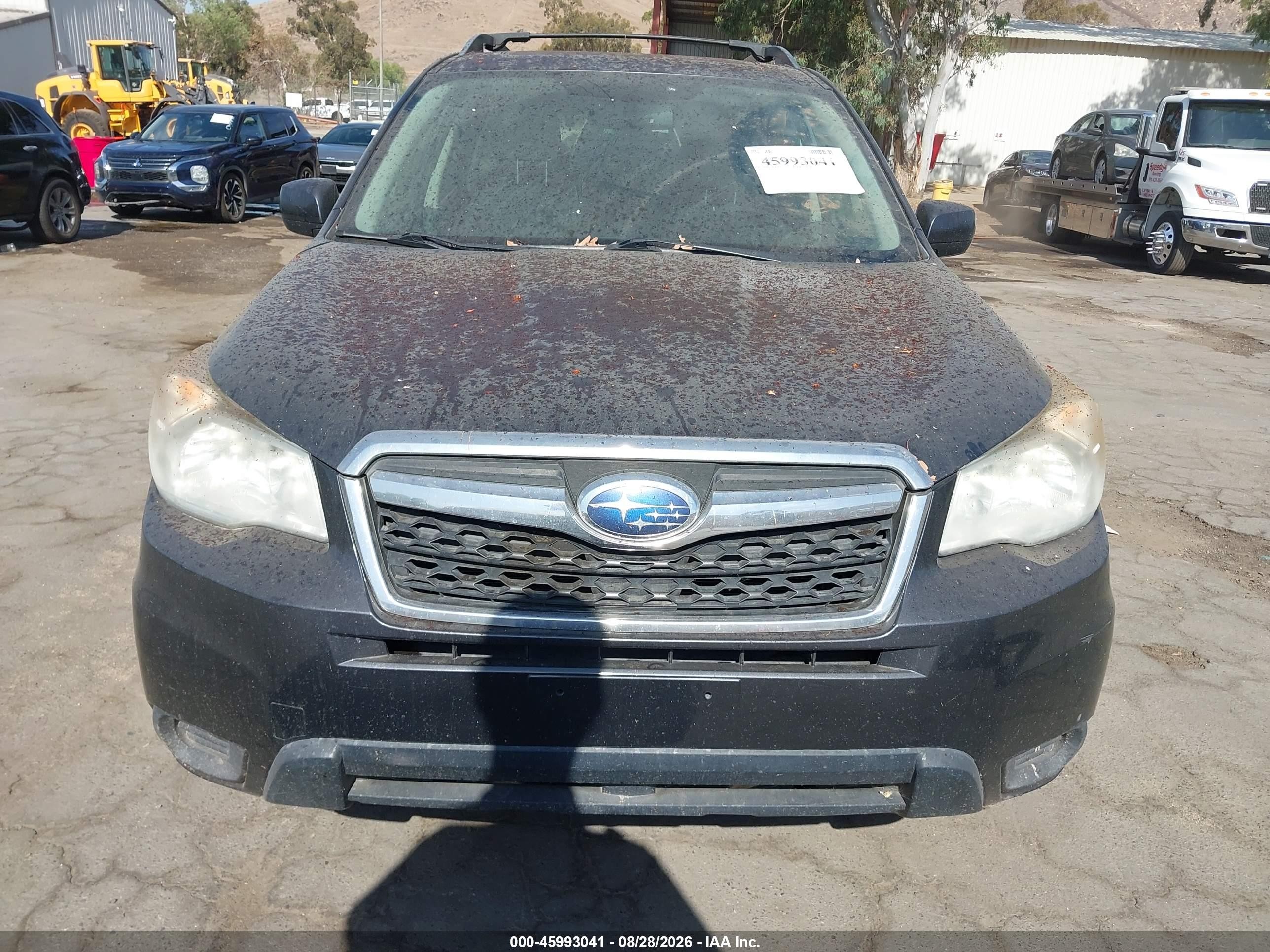 2015 Subaru Forester 2.5i Premium Gray vin: JF2SJADC1FH456228