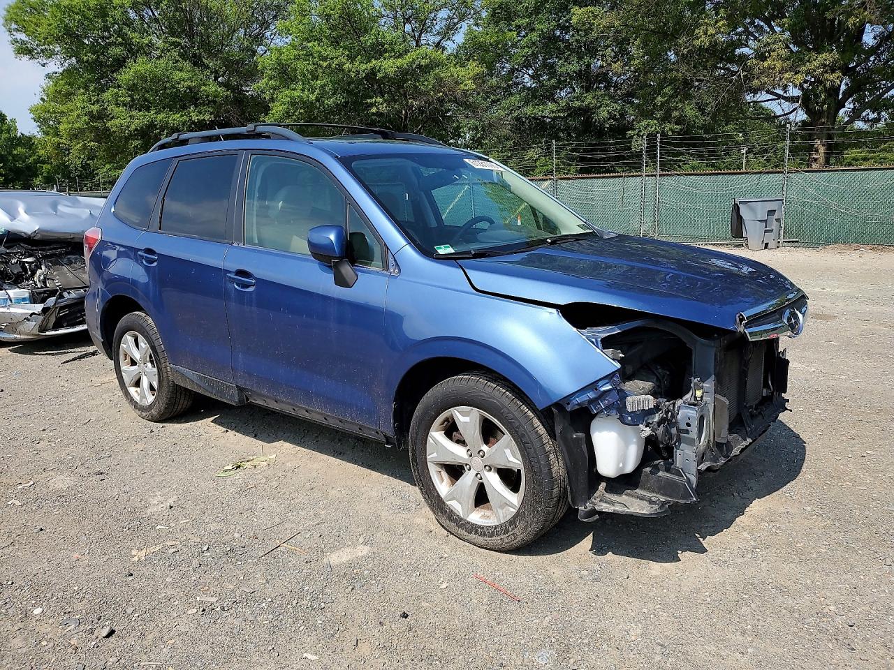 2015 Subaru Forester 2.5i Premium Blue vin: JF2SJADC1FH479735