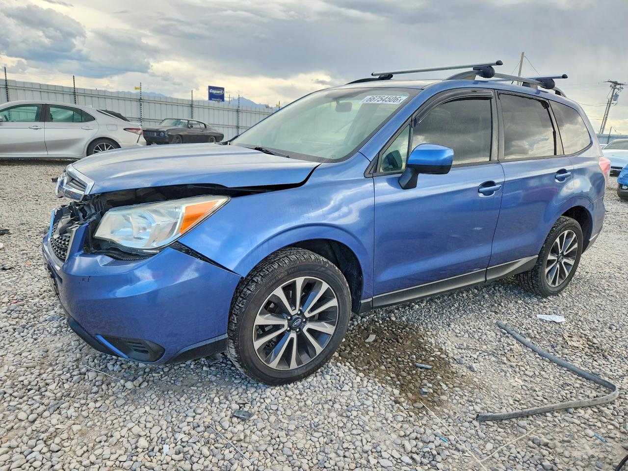 2015 Subaru Forester 2.5i Premium Blue vin: JF2SJADC1FH488001