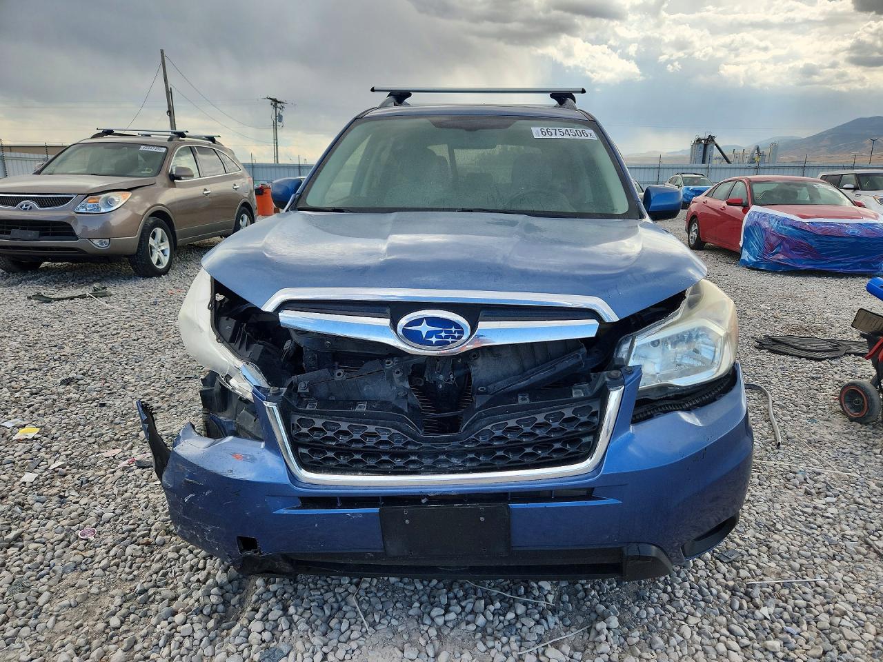 2015 Subaru Forester 2.5i Premium Blue vin: JF2SJADC1FH488001
