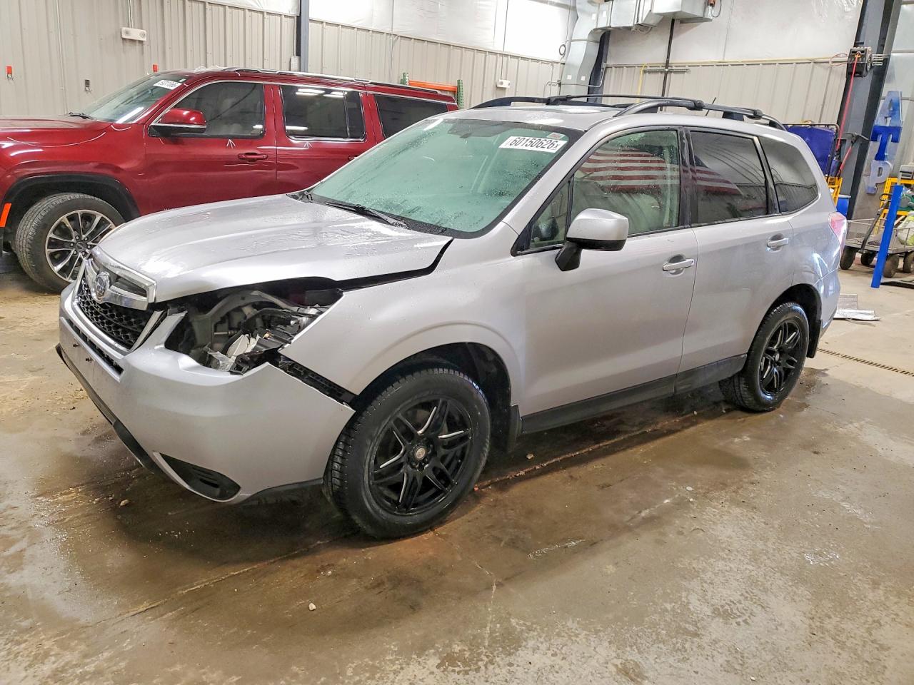2015 Subaru Forester 2.5i Premium Silver vin: JF2SJADC1FH489973