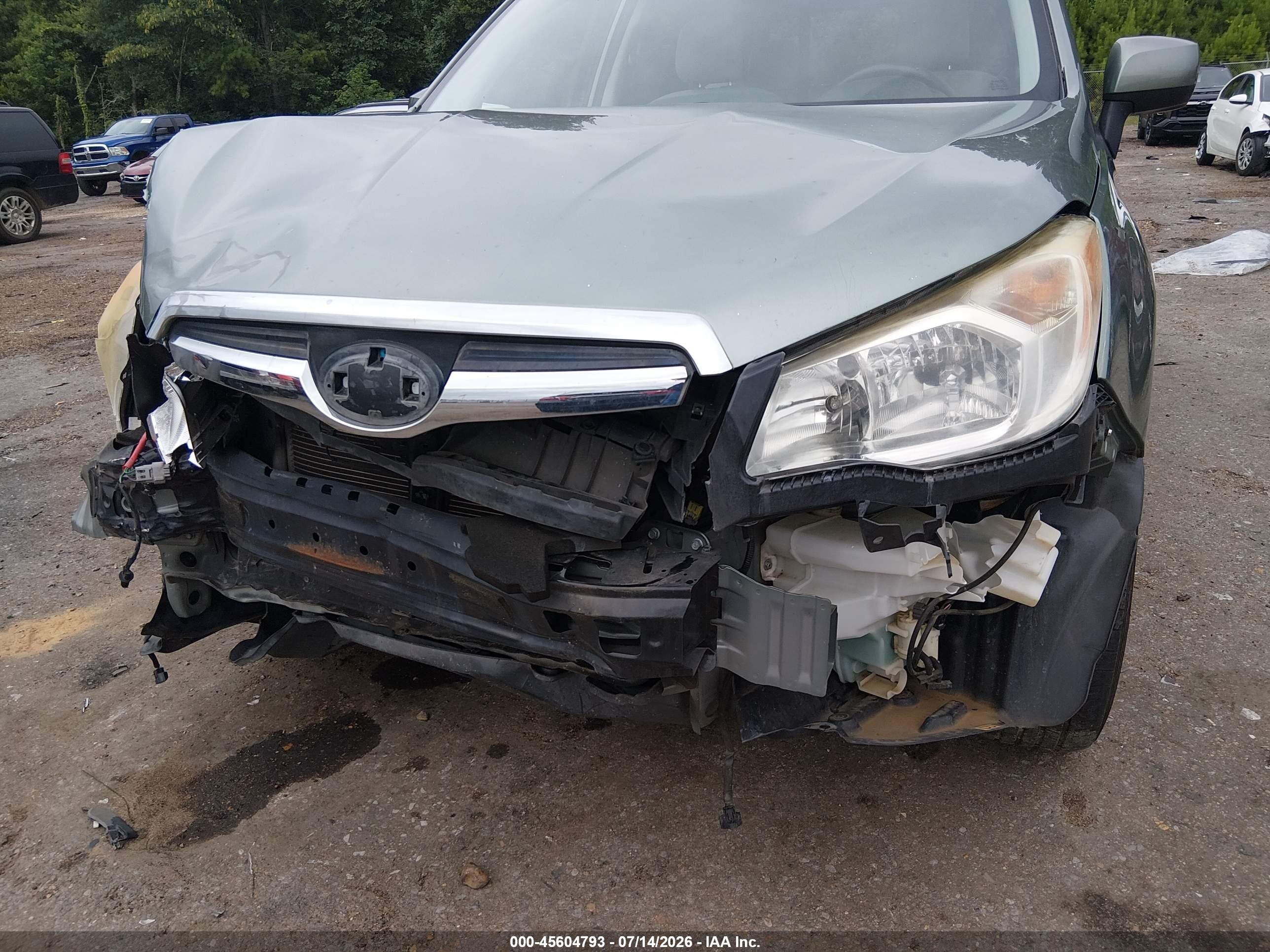 2015 Subaru Forester 2.5i Premium Green vin: JF2SJADC1FH508232