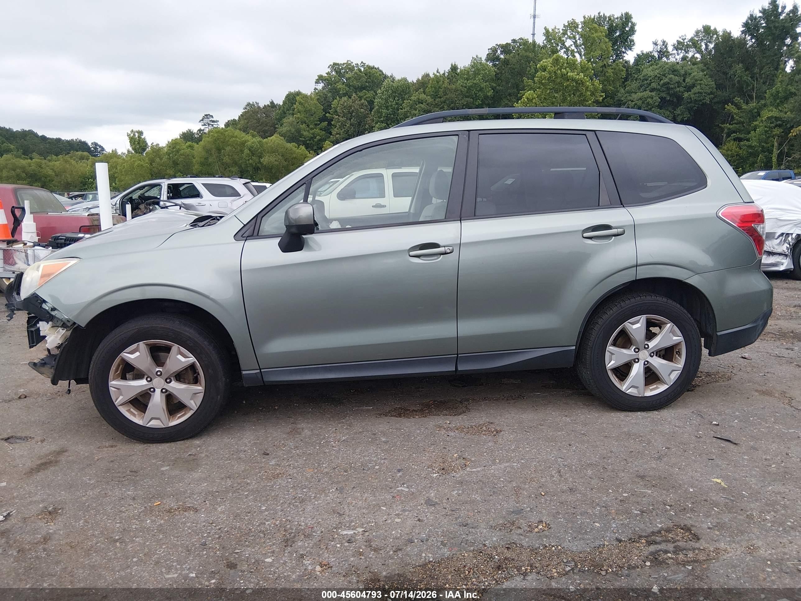 2015 Subaru Forester 2.5i Premium Green vin: JF2SJADC1FH508232