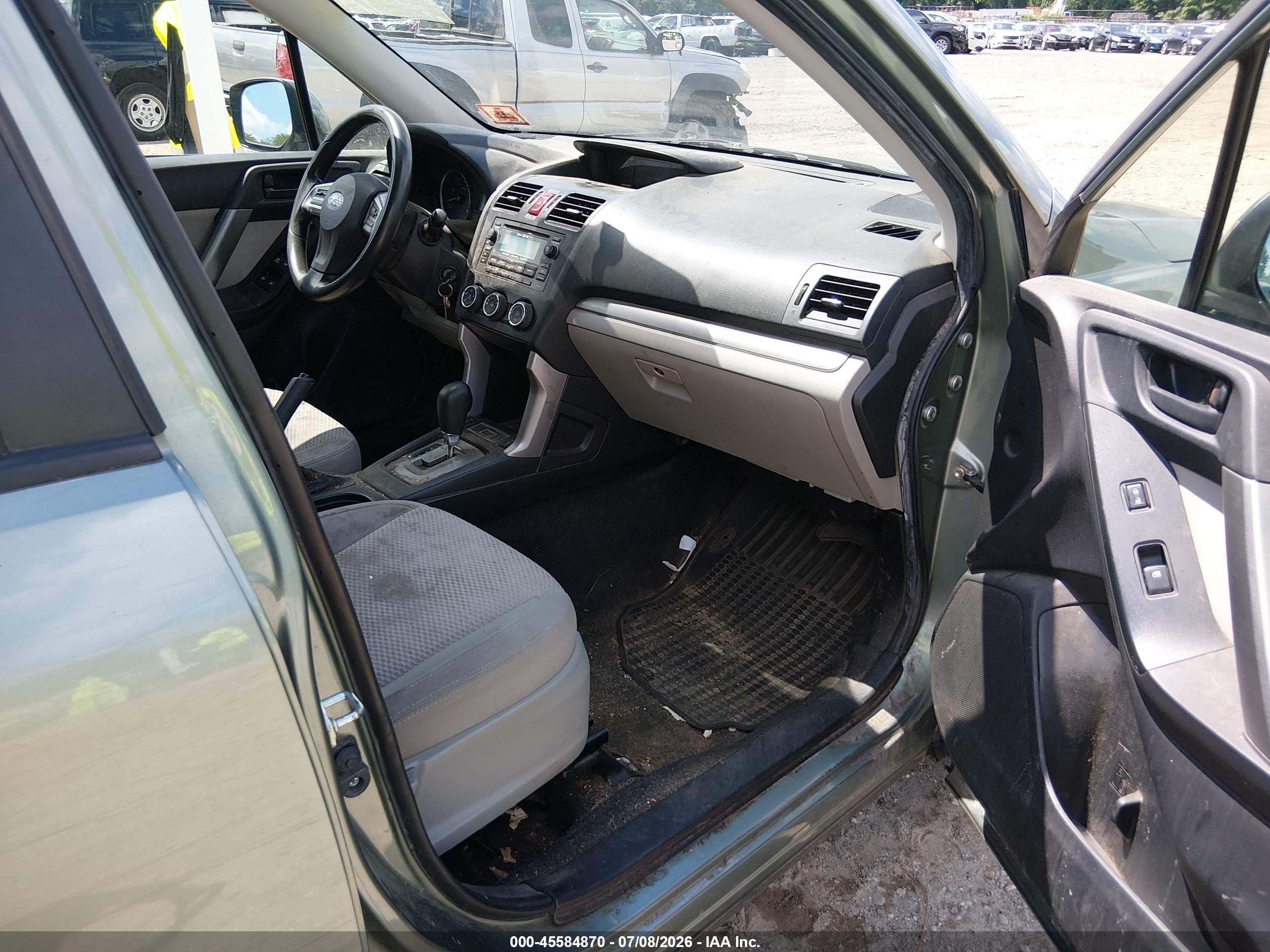 2015 Subaru Forester 2.5i Premium Gray vin: JF2SJADC1FH528061
