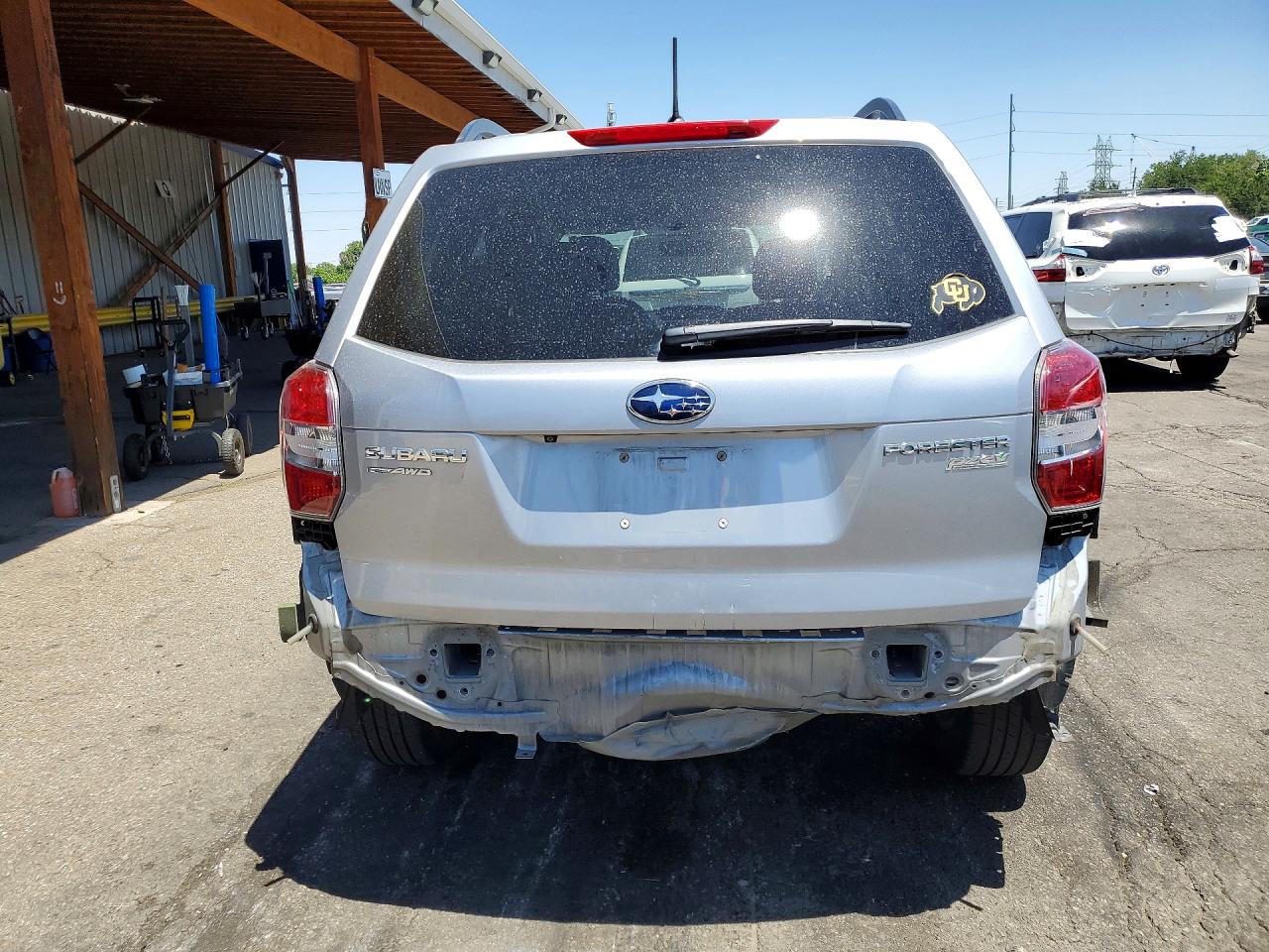 2015 Subaru Forester 2.5i Premium Silver vin: JF2SJADC1FH550979
