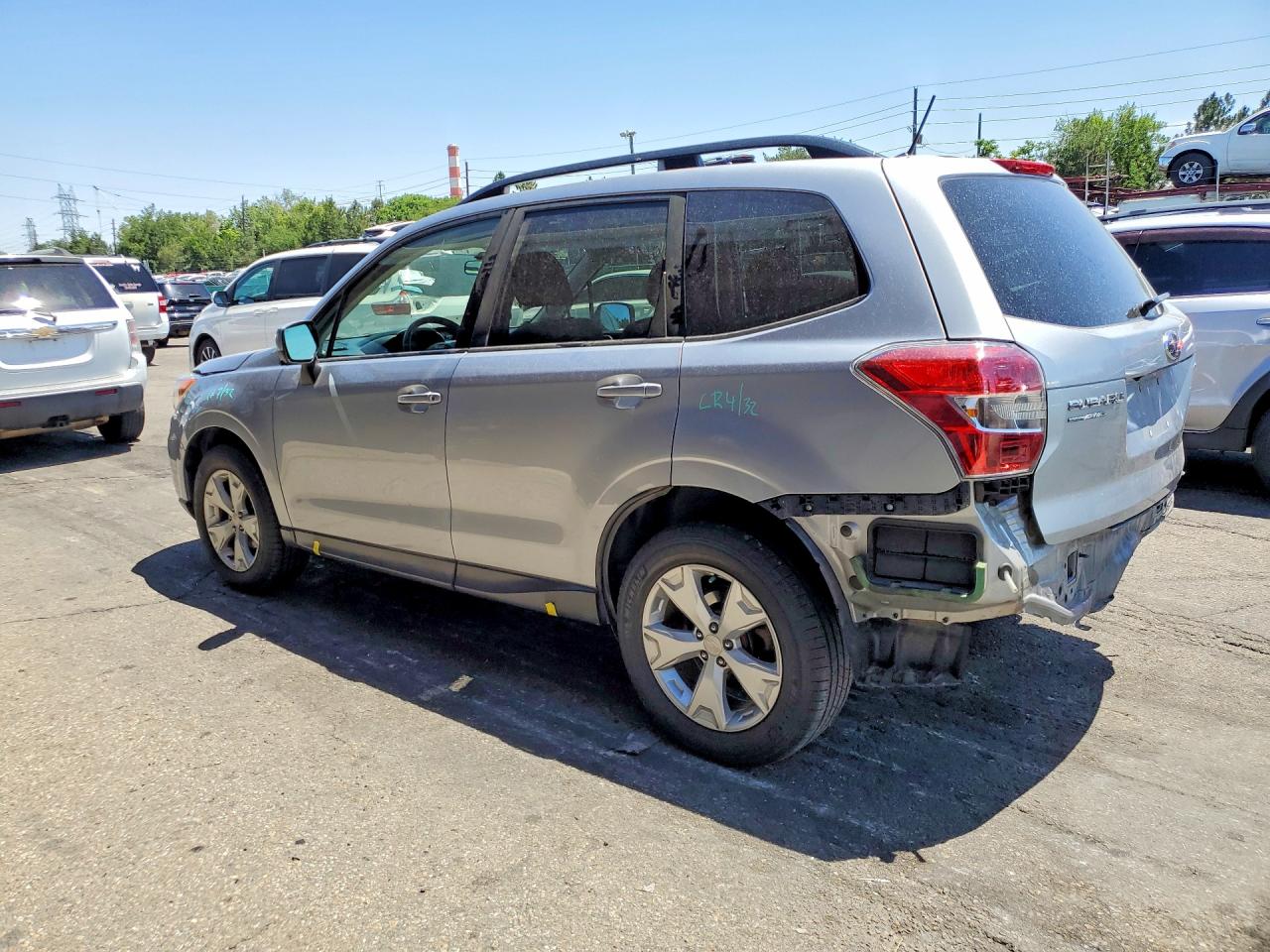 2015 Subaru Forester 2.5i Premium Silver vin: JF2SJADC1FH550979