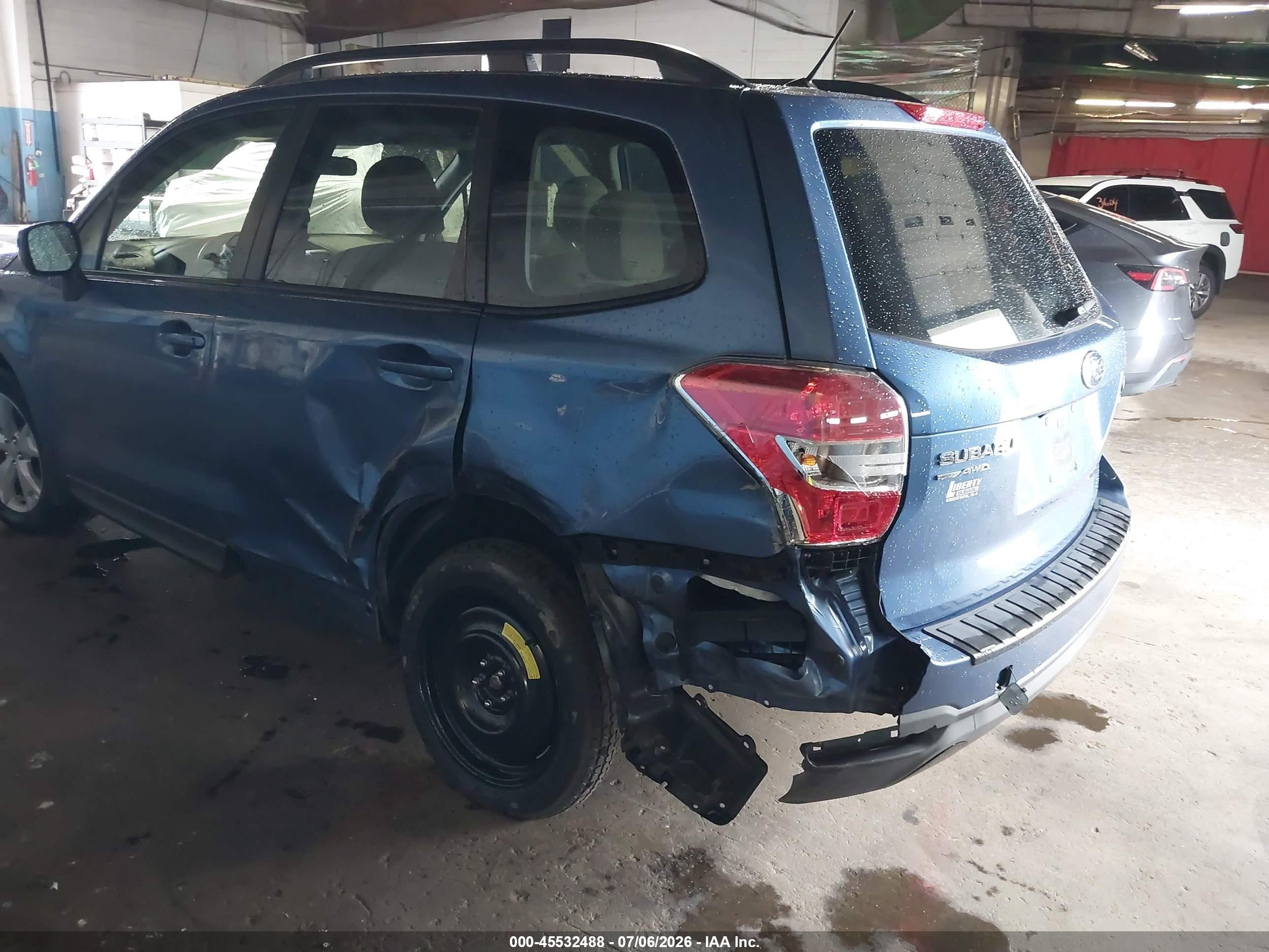 2015 Subaru Forester 2.5i Premium Blue vin: JF2SJADC1FH568303