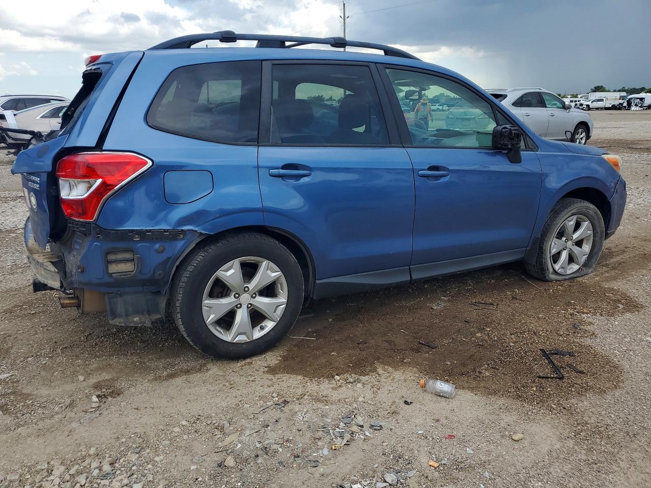 2015 Subaru Forester 2.5i Premium Blue vin: JF2SJADC1FH597154