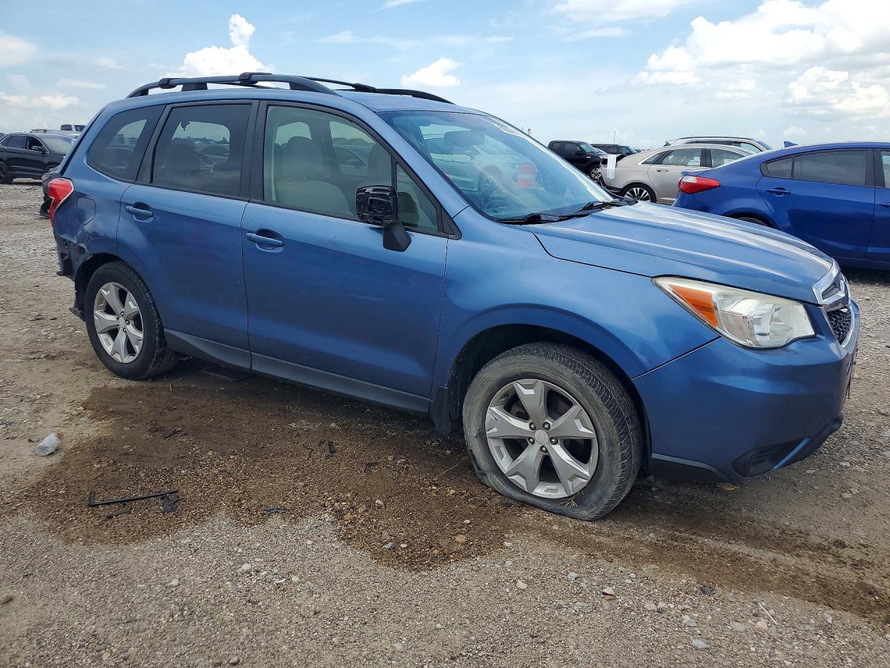 2015 Subaru Forester 2.5i Premium Blue vin: JF2SJADC1FH597154