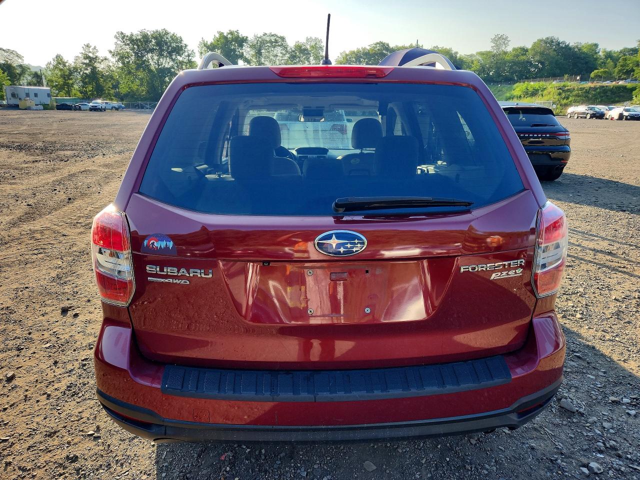 2015 Subaru Forester Burgundy vin: JF2SJADC1FH822608