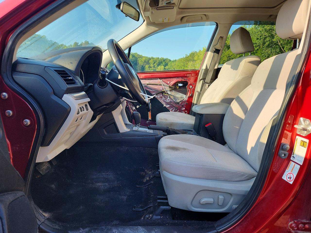 2015 Subaru Forester Burgundy vin: JF2SJADC1FH822608