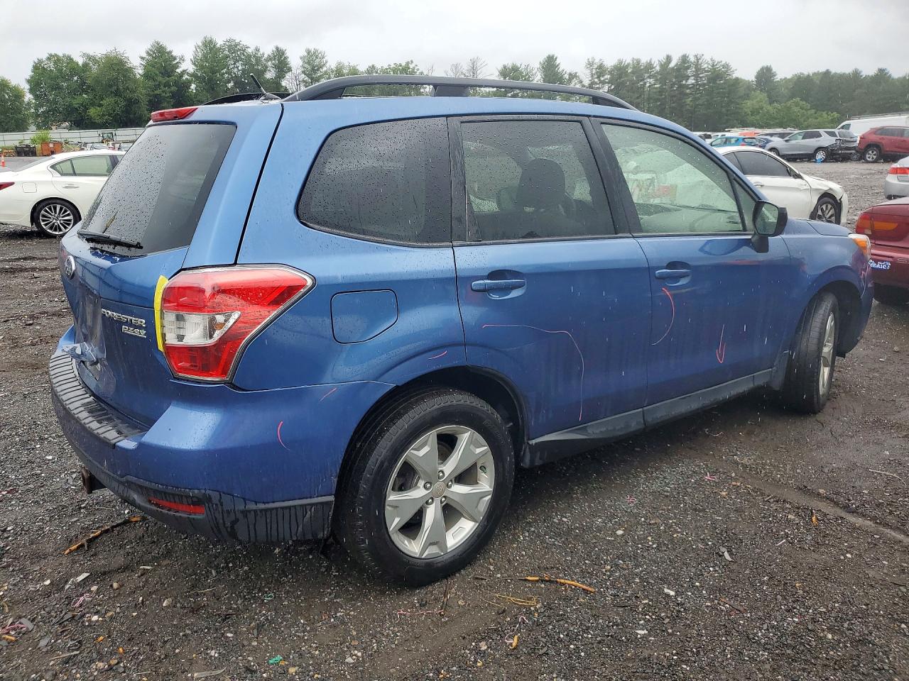 2015 Subaru Forester 2.5i Premium Blue vin: JF2SJADC1FH830062