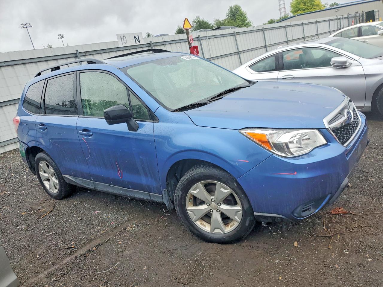 2015 Subaru Forester 2.5i Premium Blue vin: JF2SJADC1FH830062