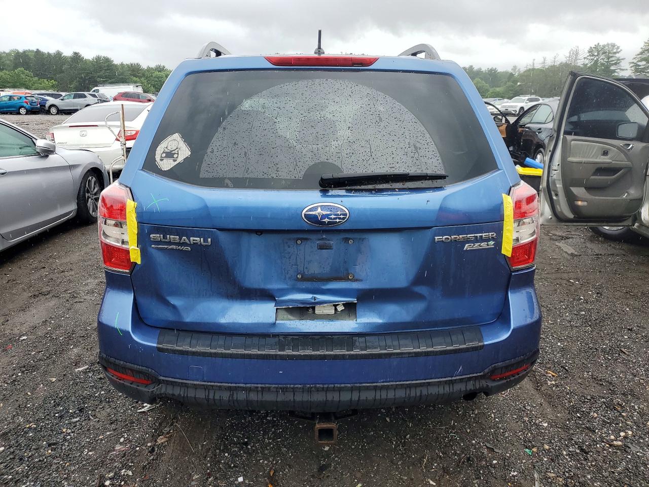 2015 Subaru Forester 2.5i Premium Blue vin: JF2SJADC1FH830062