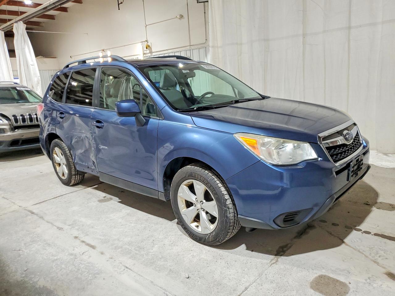 2014 Subaru Forester 2.5i Premium Blue vin: JF2SJADC2EH450761