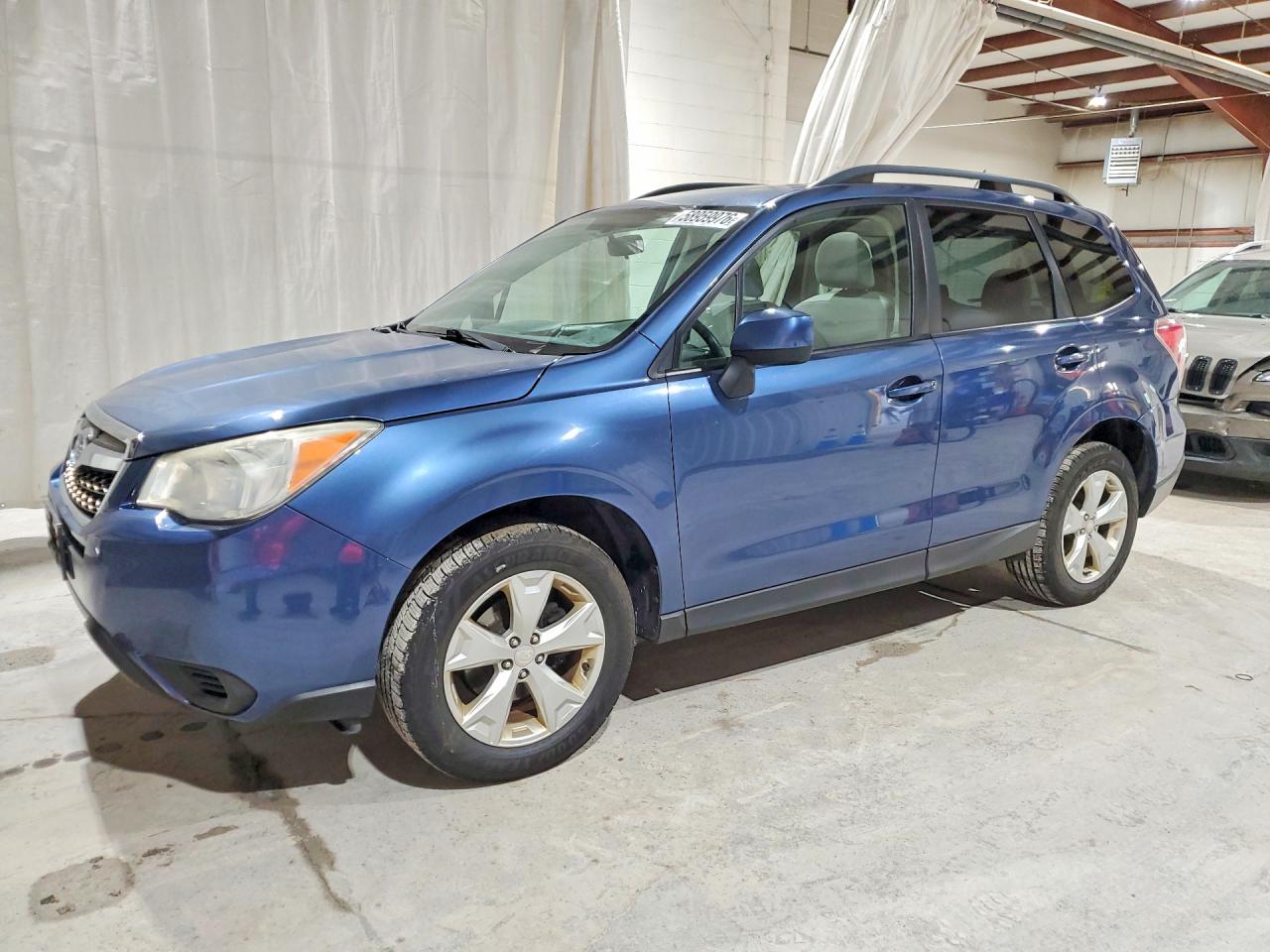 2014 Subaru Forester 2.5i Premium Blue vin: JF2SJADC2EH450761