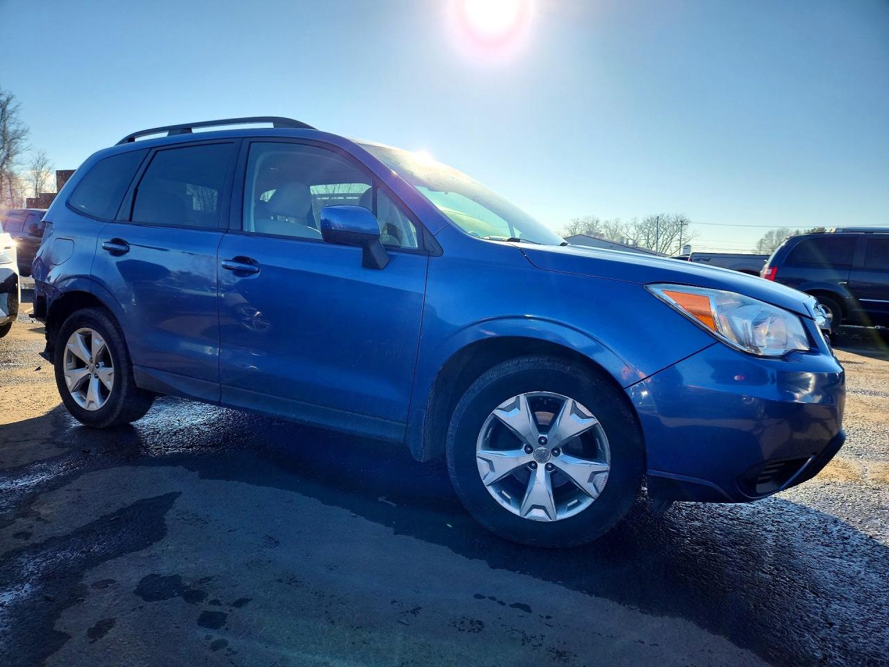 2015 Subaru Forester 2.5i Premium Синий vin: JF2SJADC2FH401190