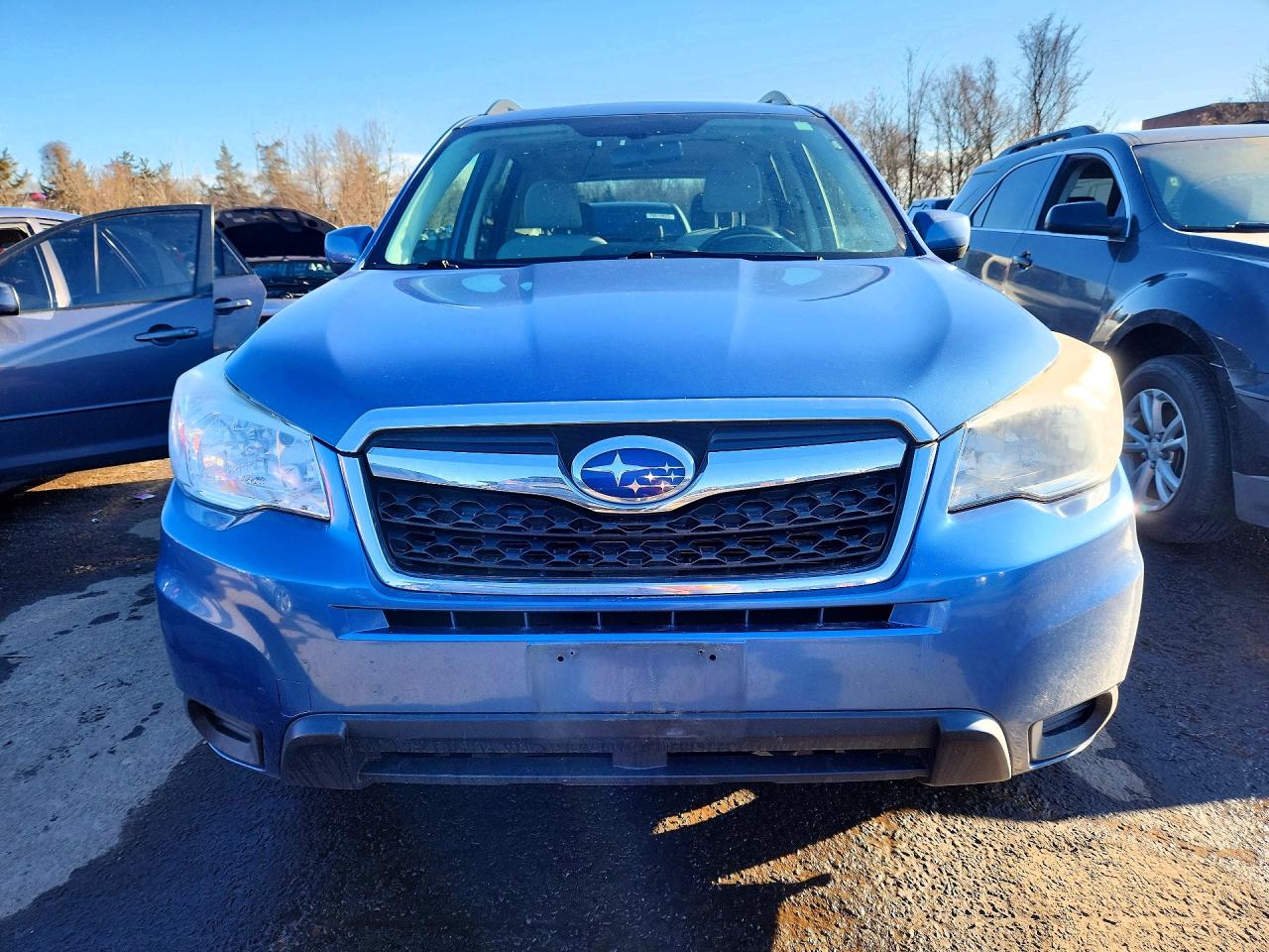 2015 Subaru Forester 2.5i Premium Синий vin: JF2SJADC2FH401190