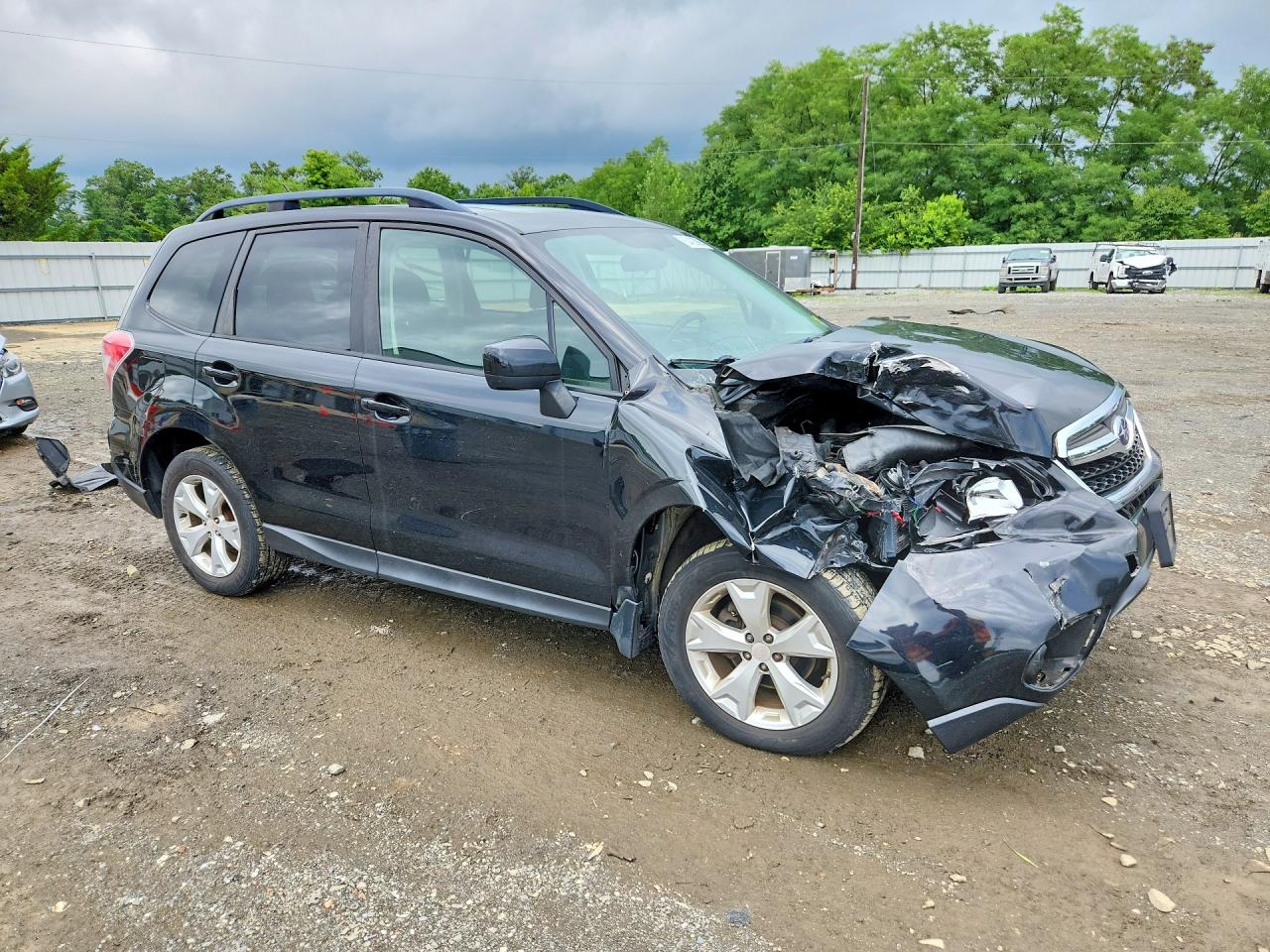 2015 Subaru Forester 2.5i Premium Black vin: JF2SJADC2FH411539