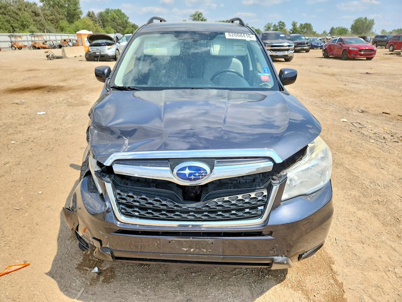 2015 Subaru Forester 2.5i Premium Серый vin: JF2SJADC2FH416756