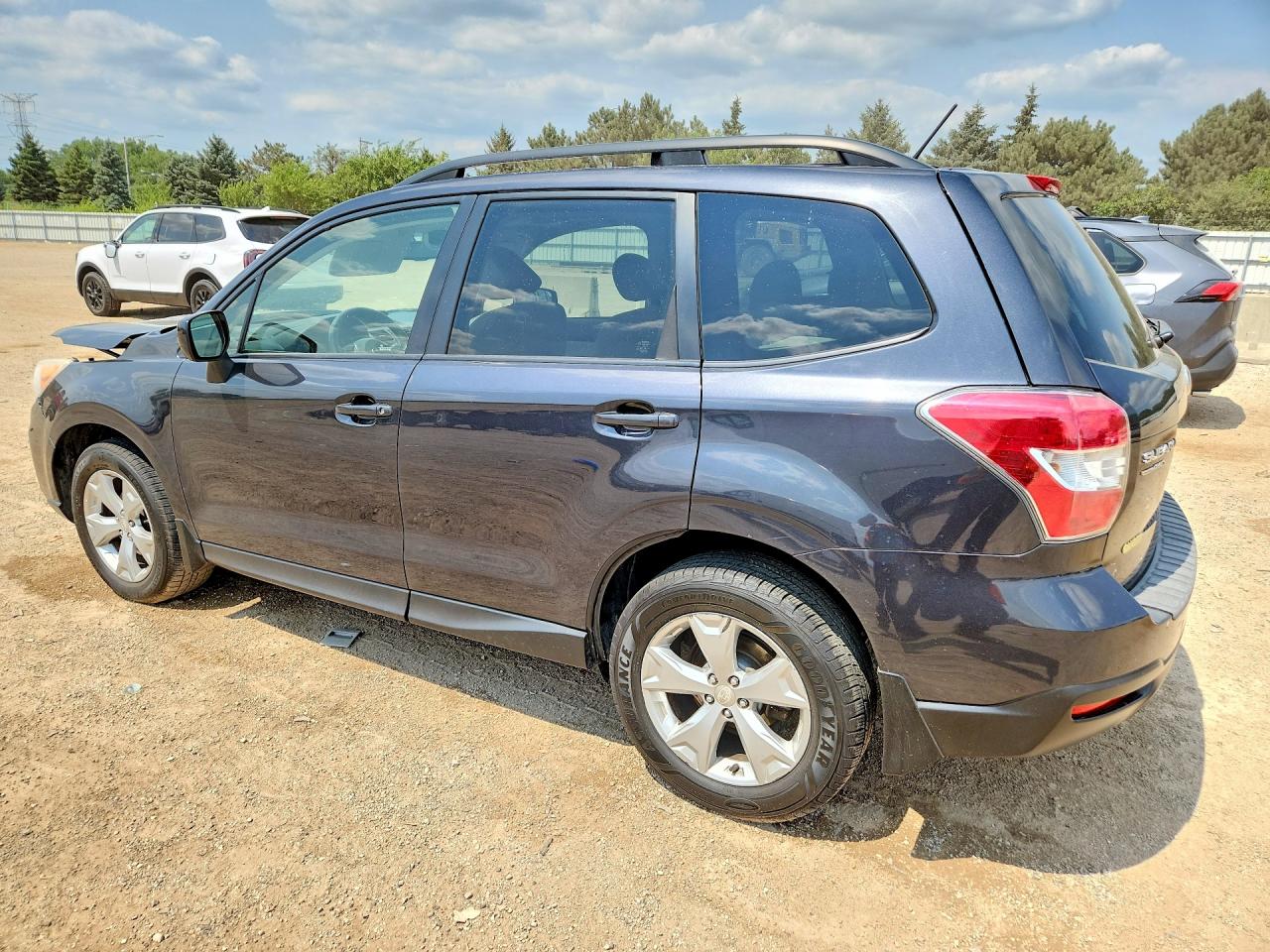 2015 Subaru Forester 2.5i Premium Серый vin: JF2SJADC2FH416756
