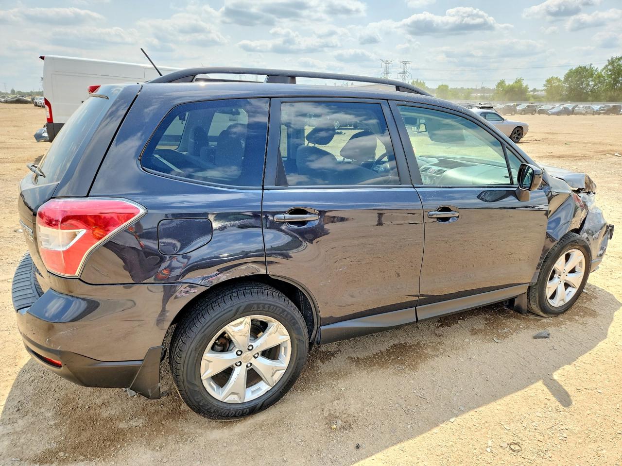 2015 Subaru Forester 2.5i Premium Серый vin: JF2SJADC2FH416756