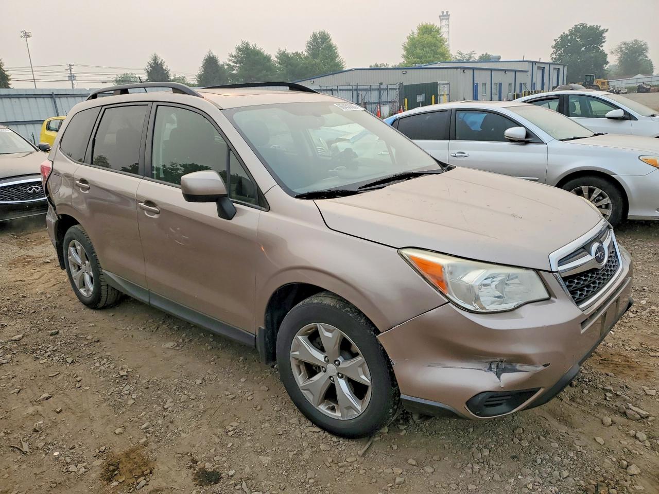 2015 Subaru Forester 2.5i Premium Silver vin: JF2SJADC2FH435548