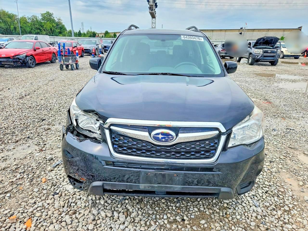 2015 Subaru Forester 2.5i Premium Black vin: JF2SJADC2FH450017