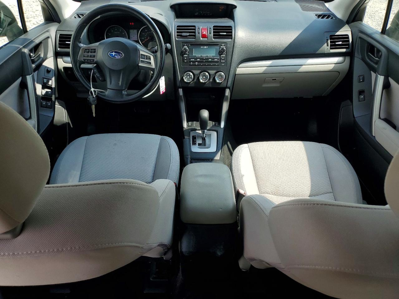 2015 Subaru Forester 2.5i Premium White vin: JF2SJADC2FH450857