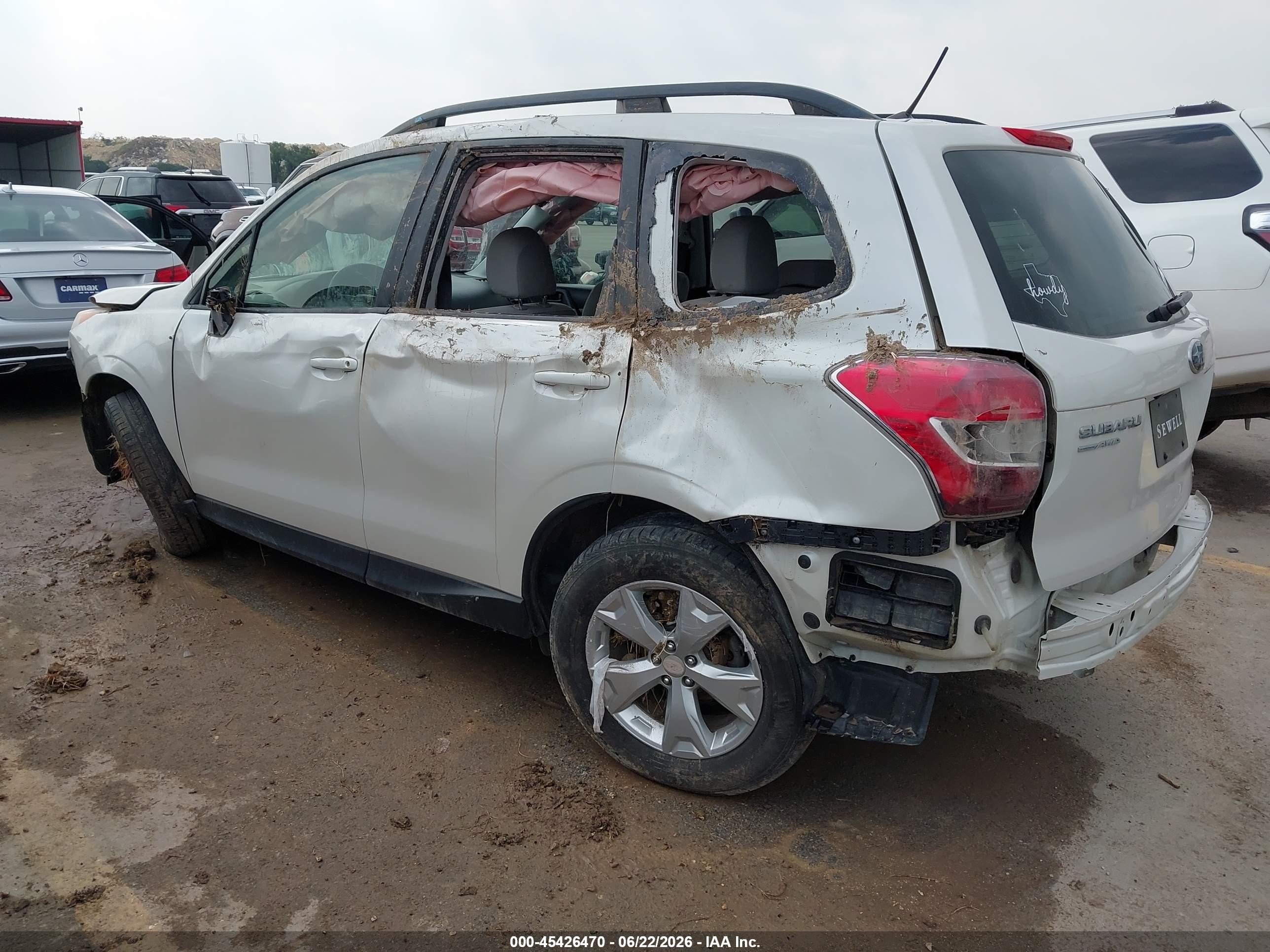 2015 Subaru Forester 2.5i Premium Белый vin: JF2SJADC2FH469294