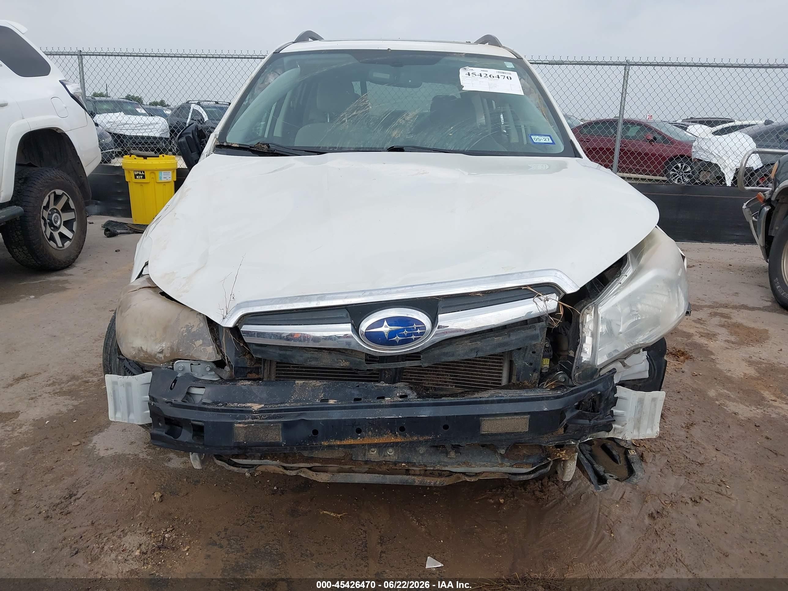 2015 Subaru Forester 2.5i Premium Белый vin: JF2SJADC2FH469294