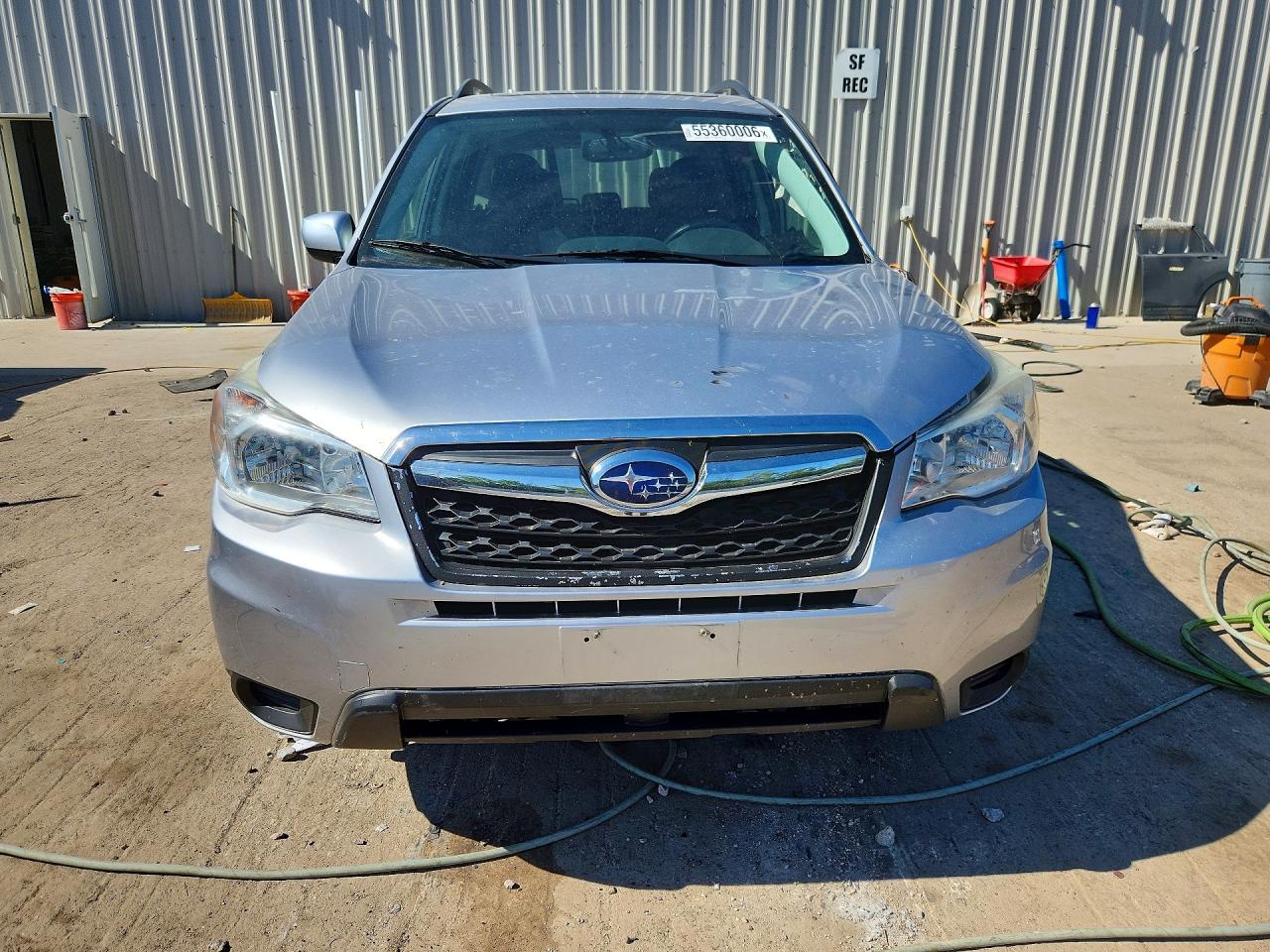 2015 Subaru Forester 2.5i Premium Silver vin: JF2SJADC2FH489402