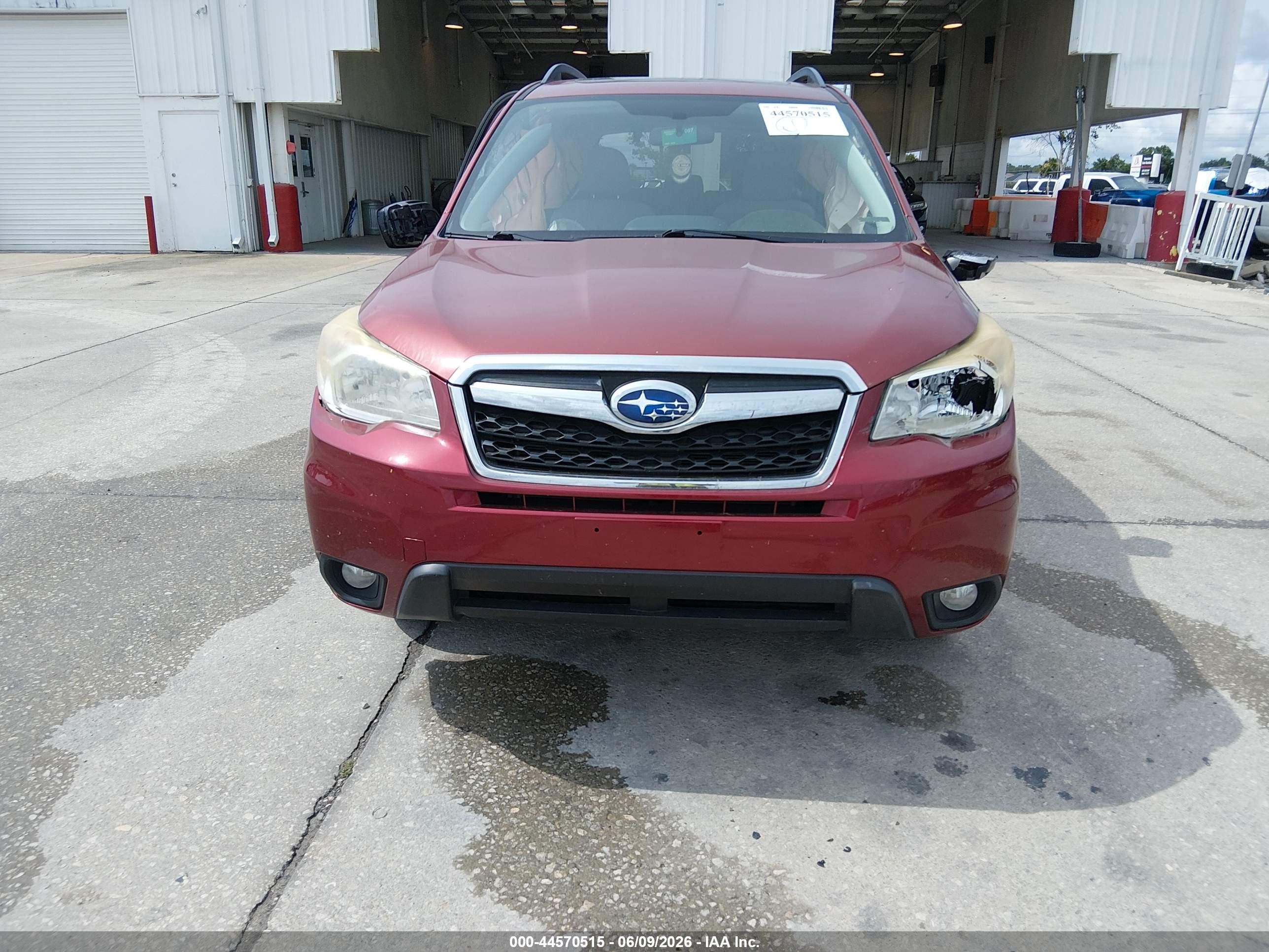 2015 Subaru Forester 2.5i Premium Maroon vin: JF2SJADC2FH495801