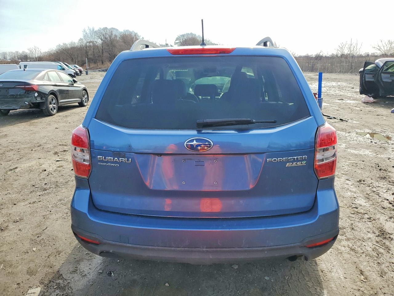 2015 Subaru Forester 2.5i Premium Синий vin: JF2SJADC2FH497502
