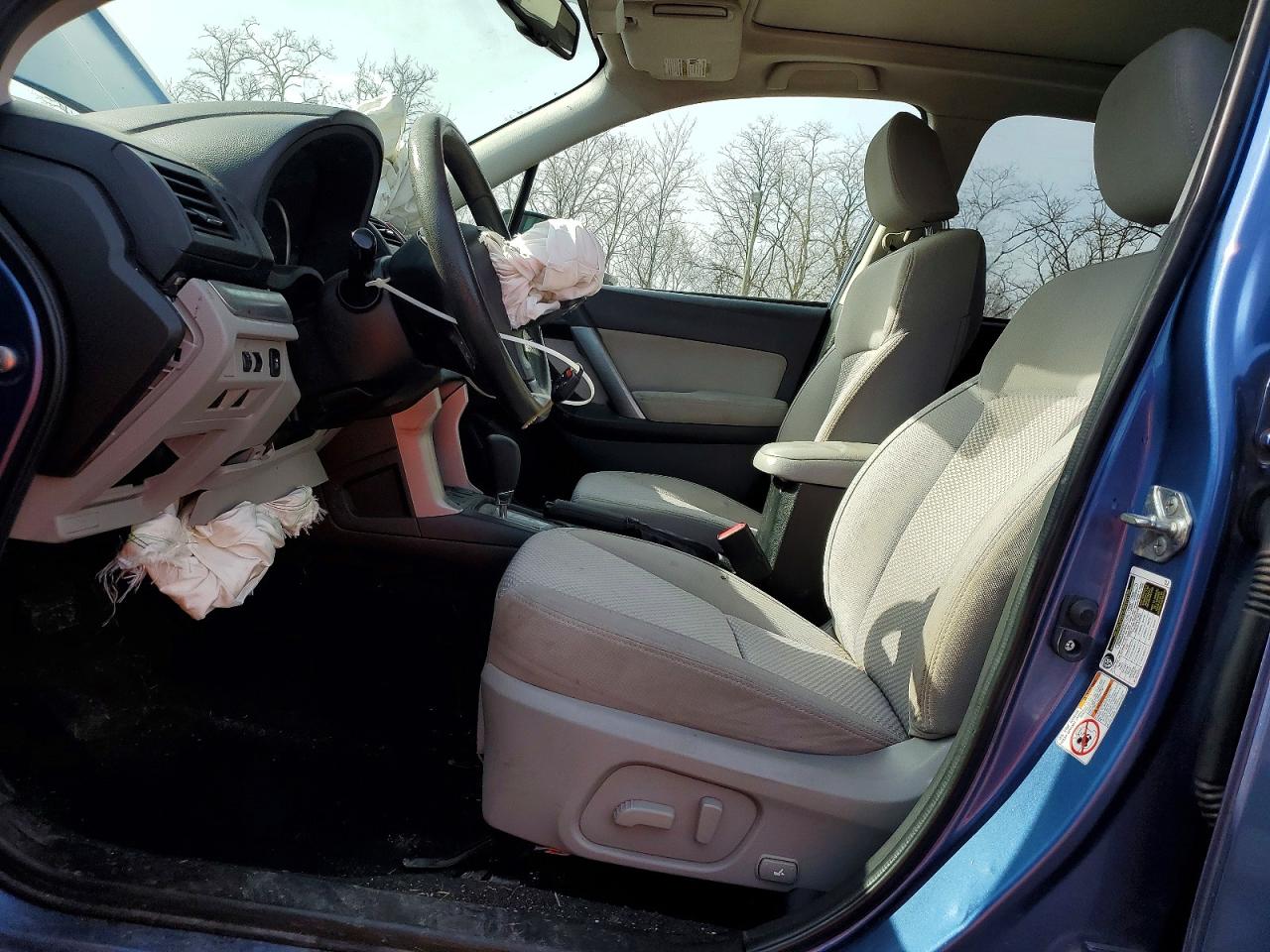2015 Subaru Forester 2.5i Premium Синий vin: JF2SJADC2FH497502
