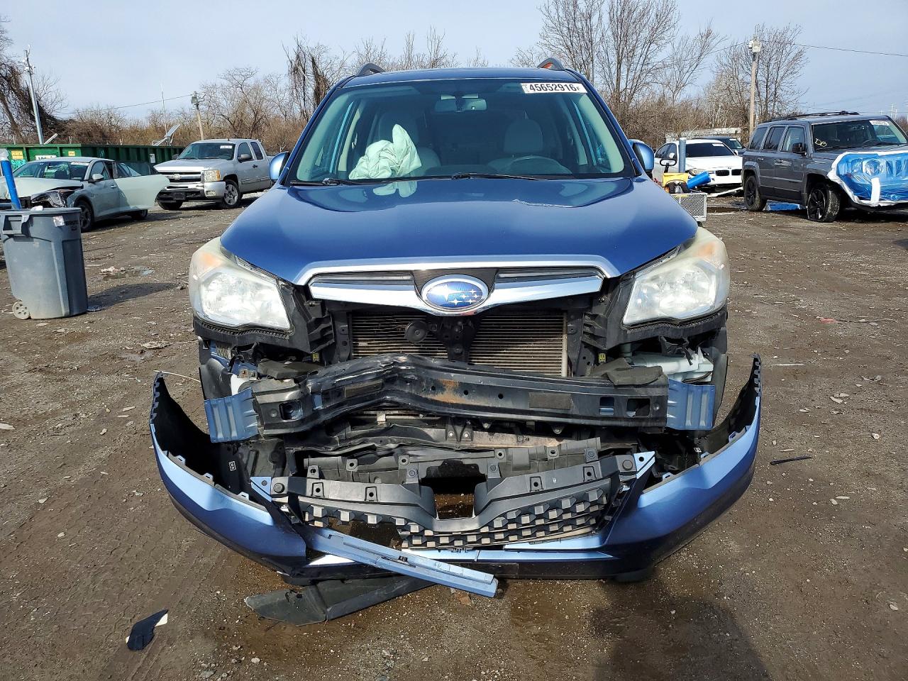 2015 Subaru Forester 2.5i Premium Синий vin: JF2SJADC2FH497502
