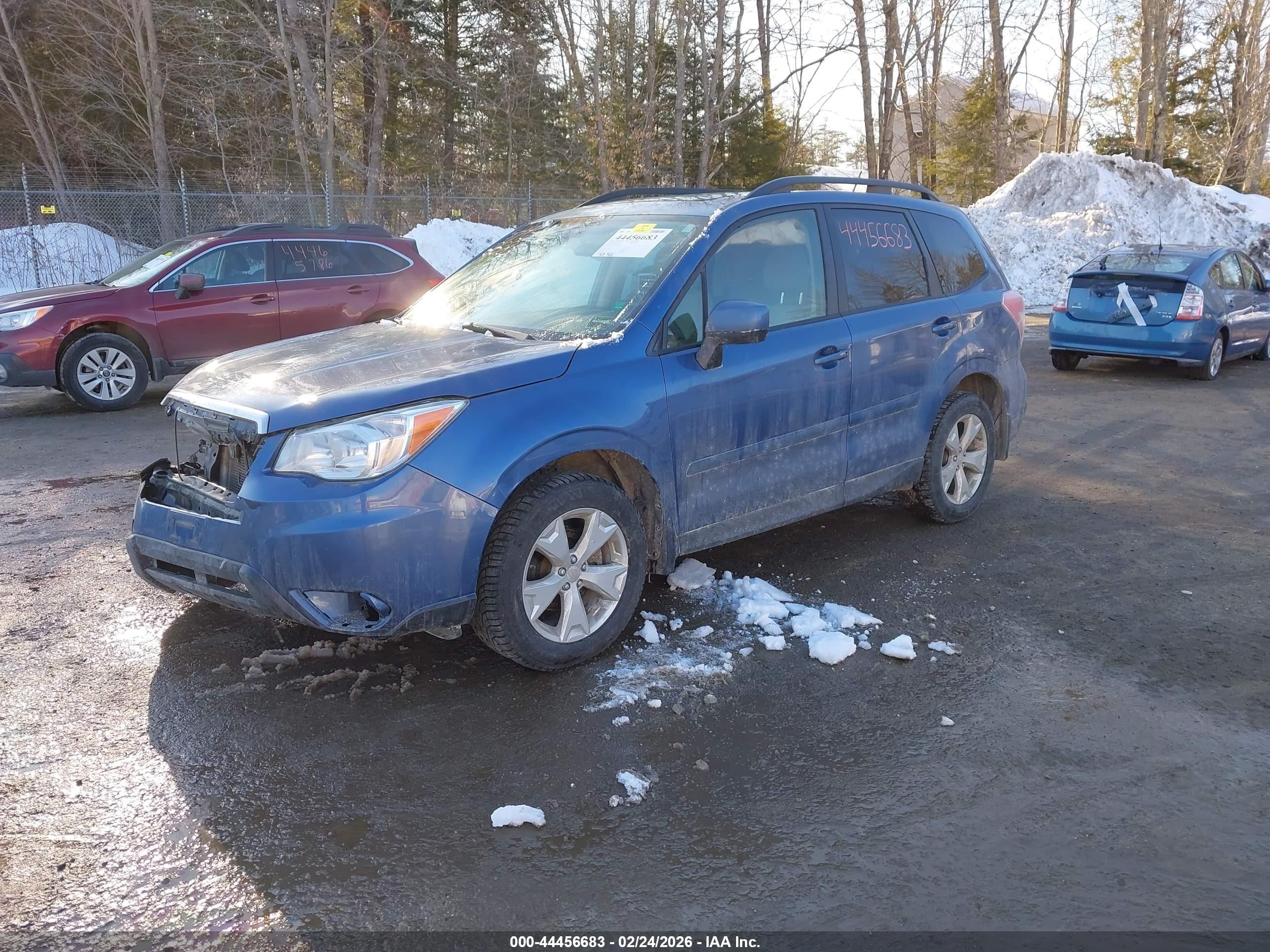 2015 Subaru Forester 2.5i Premium Blue vin: JF2SJADC2FH498178