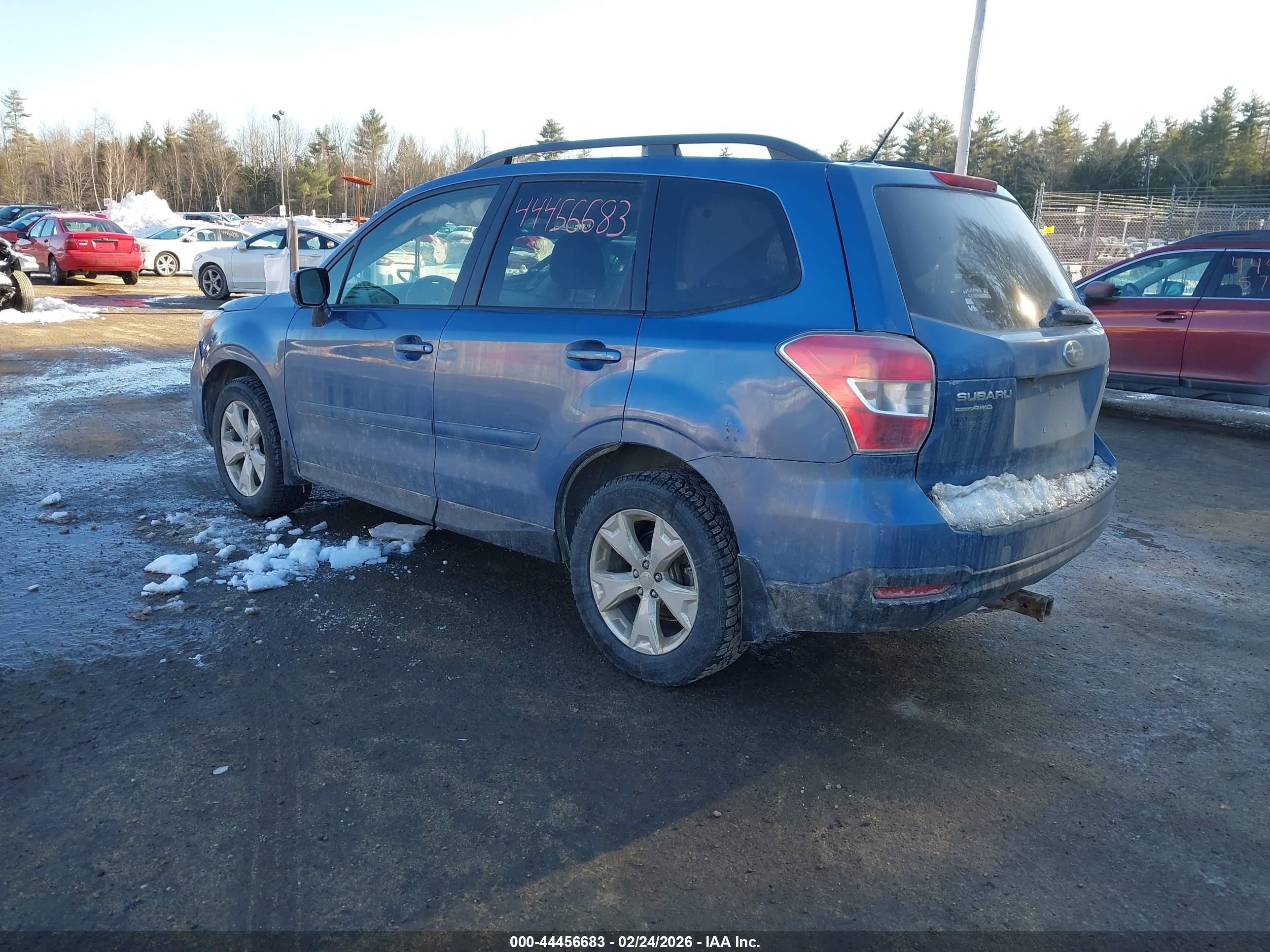 2015 Subaru Forester 2.5i Premium Blue vin: JF2SJADC2FH498178