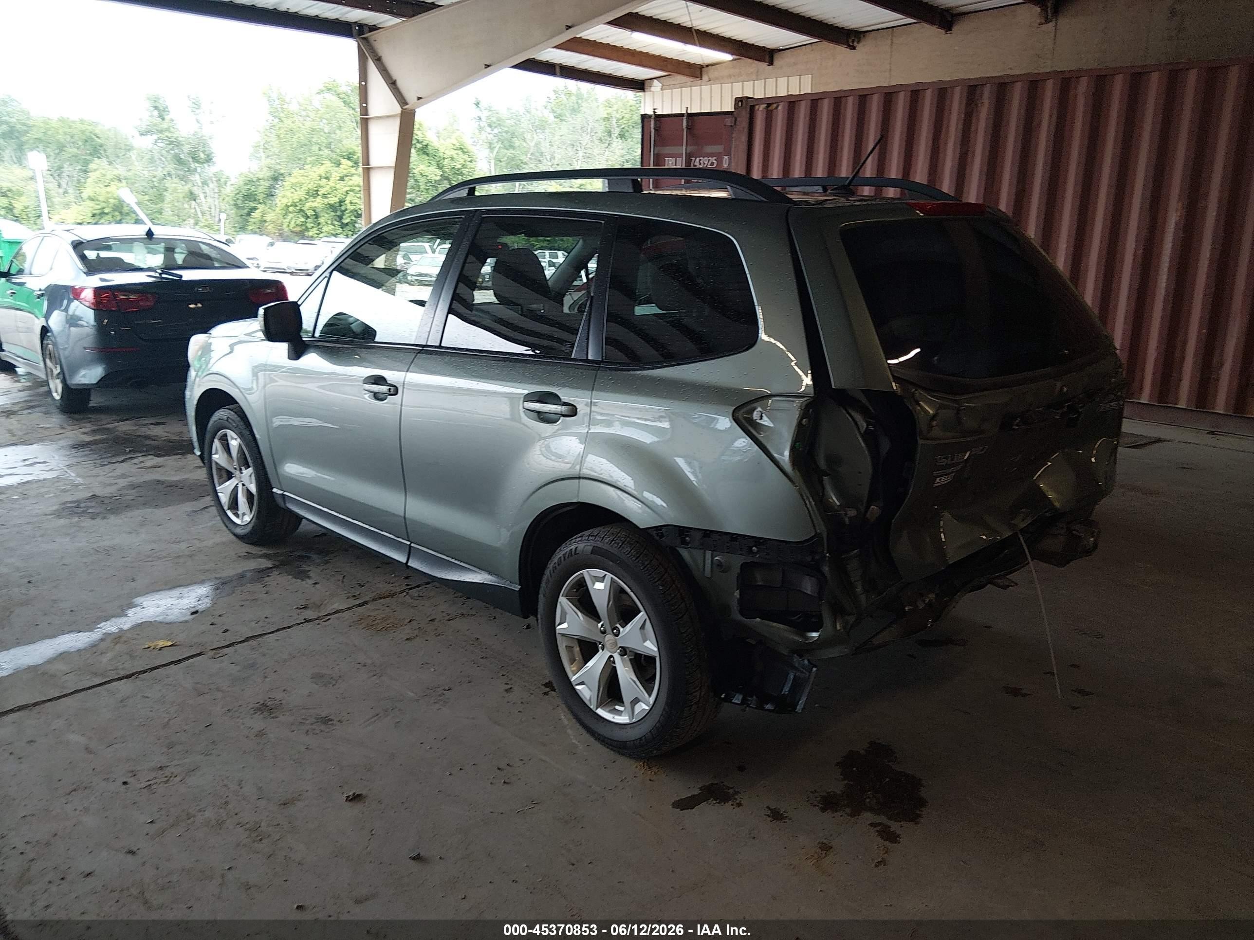 2015 Subaru Forester 2.5i Premium Green vin: JF2SJADC2FH506070