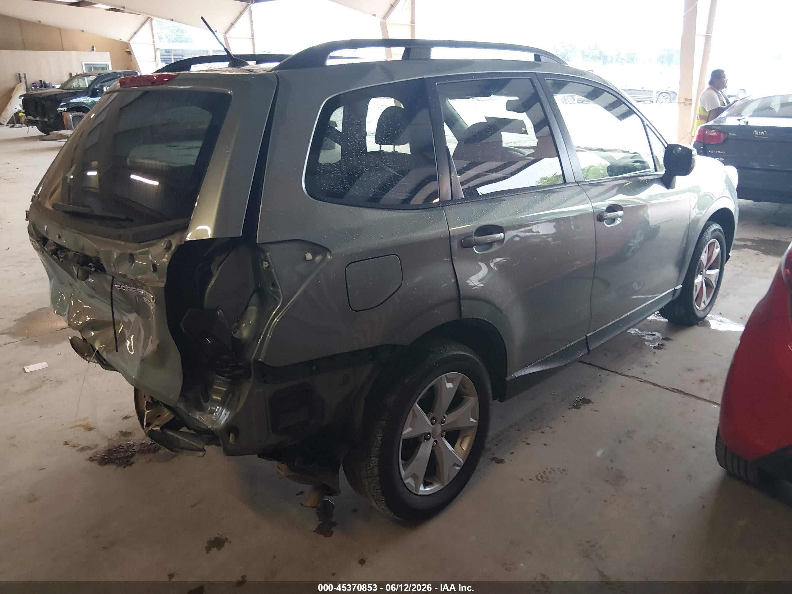 2015 Subaru Forester 2.5i Premium Green vin: JF2SJADC2FH506070