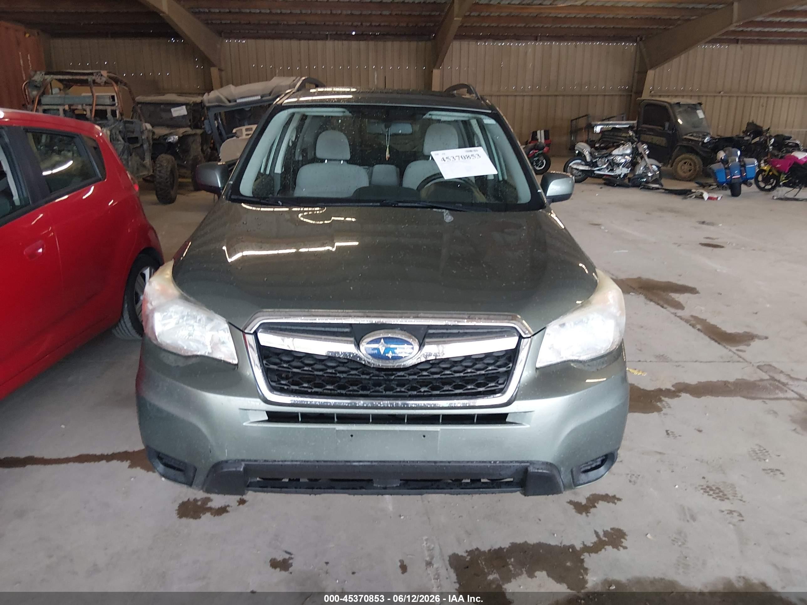 2015 Subaru Forester 2.5i Premium Green vin: JF2SJADC2FH506070