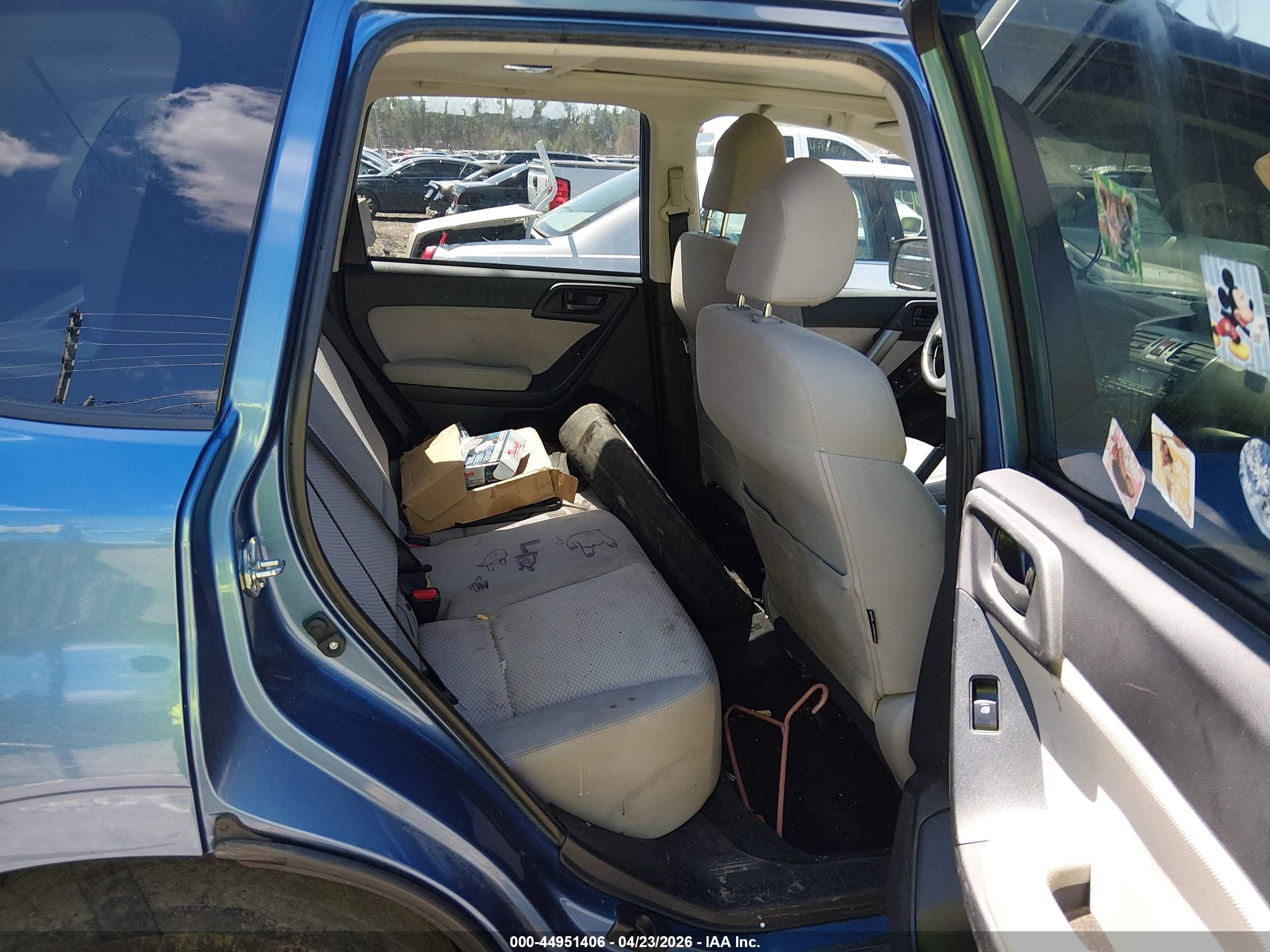 2015 Subaru Forester 2.5i Premium Blue vin: JF2SJADC2FH513066