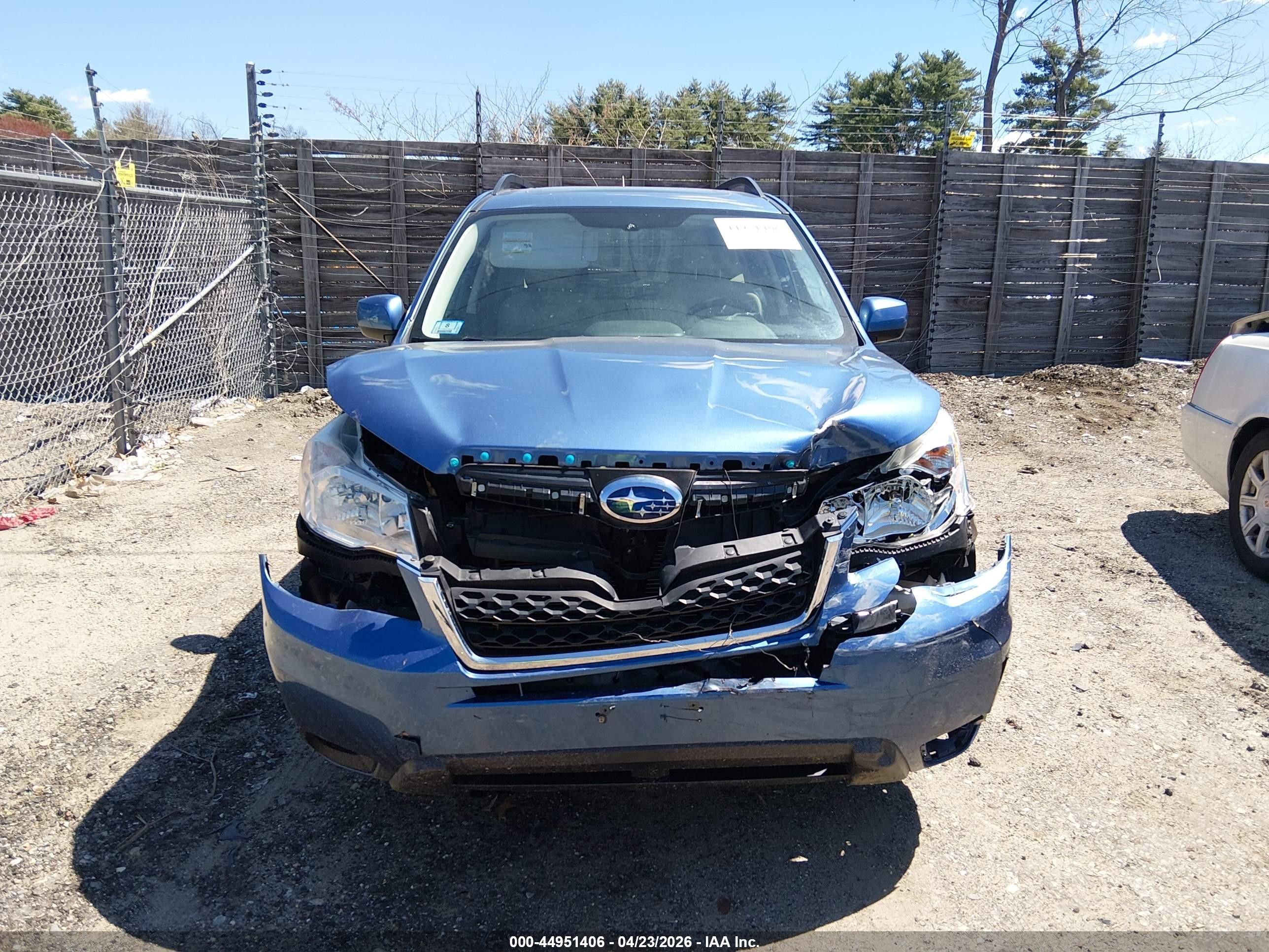 2015 Subaru Forester 2.5i Premium Blue vin: JF2SJADC2FH513066