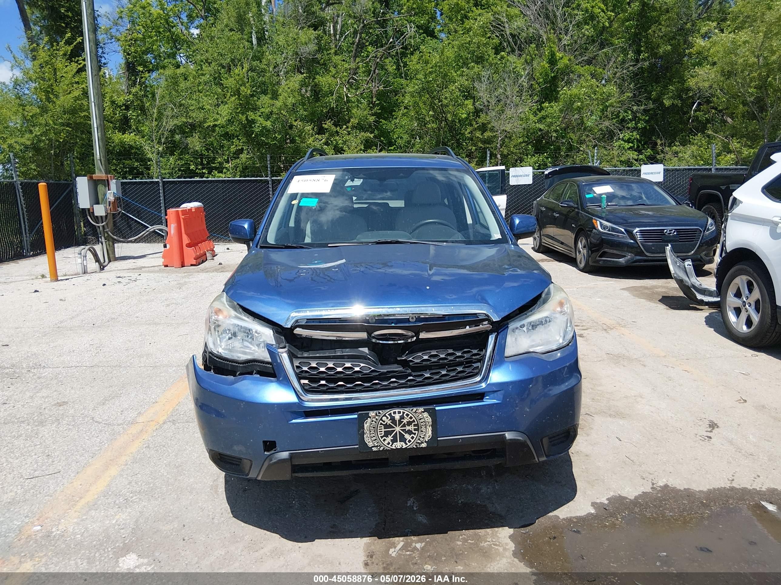 2015 Subaru Forester 2.5i Premium Blue vin: JF2SJADC2FH521359