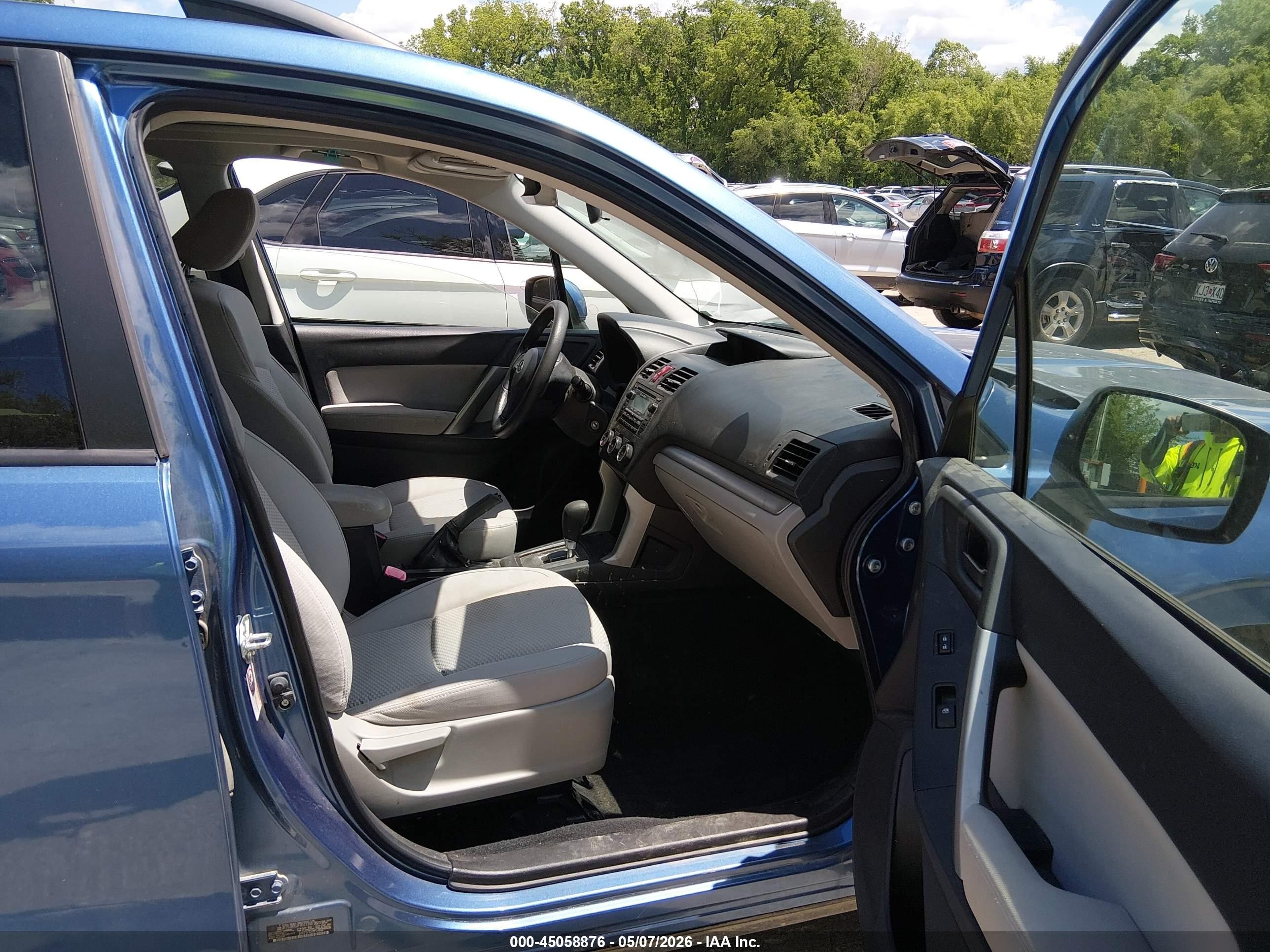 2015 Subaru Forester 2.5i Premium Blue vin: JF2SJADC2FH521359