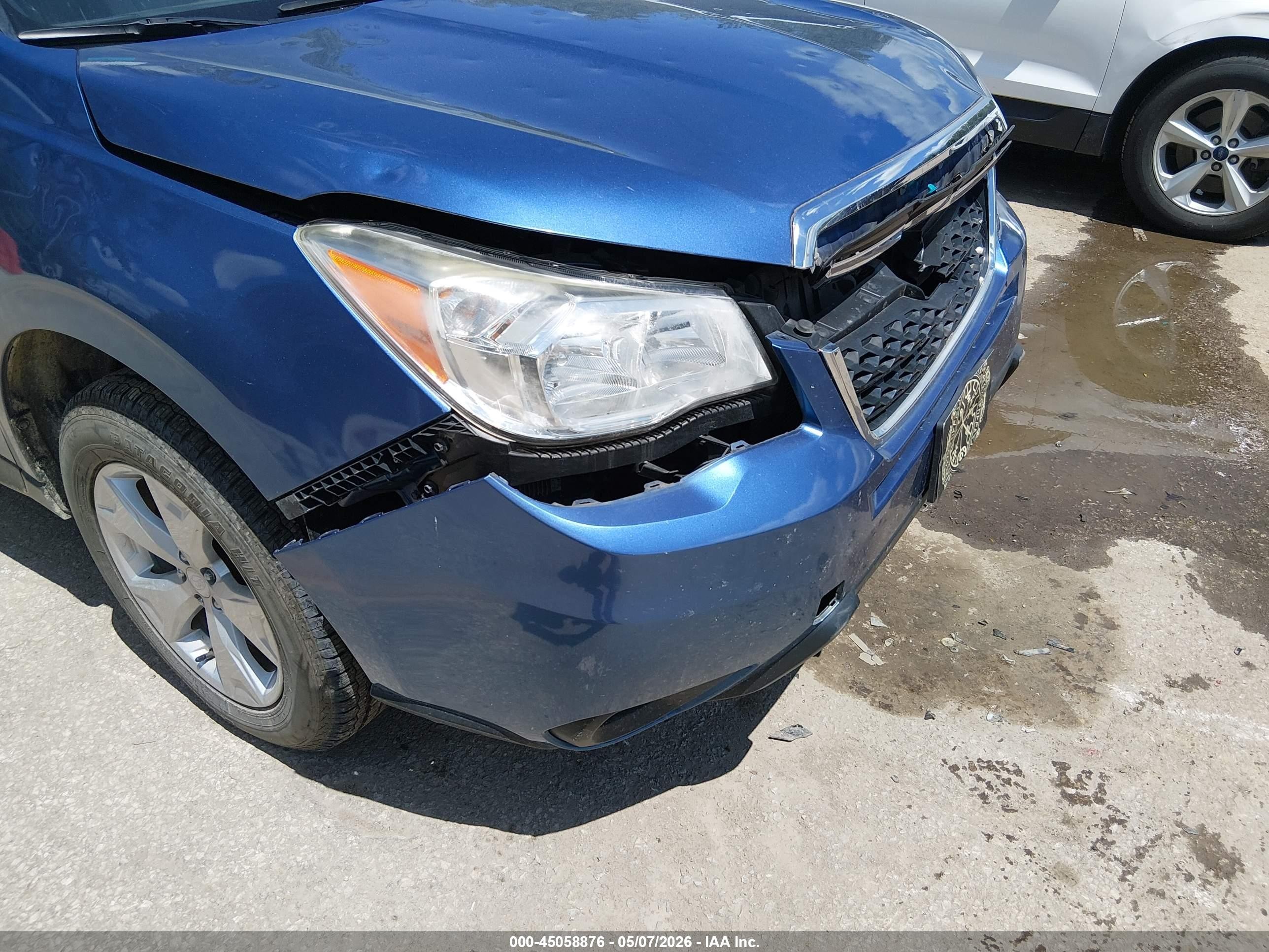 2015 Subaru Forester 2.5i Premium Blue vin: JF2SJADC2FH521359