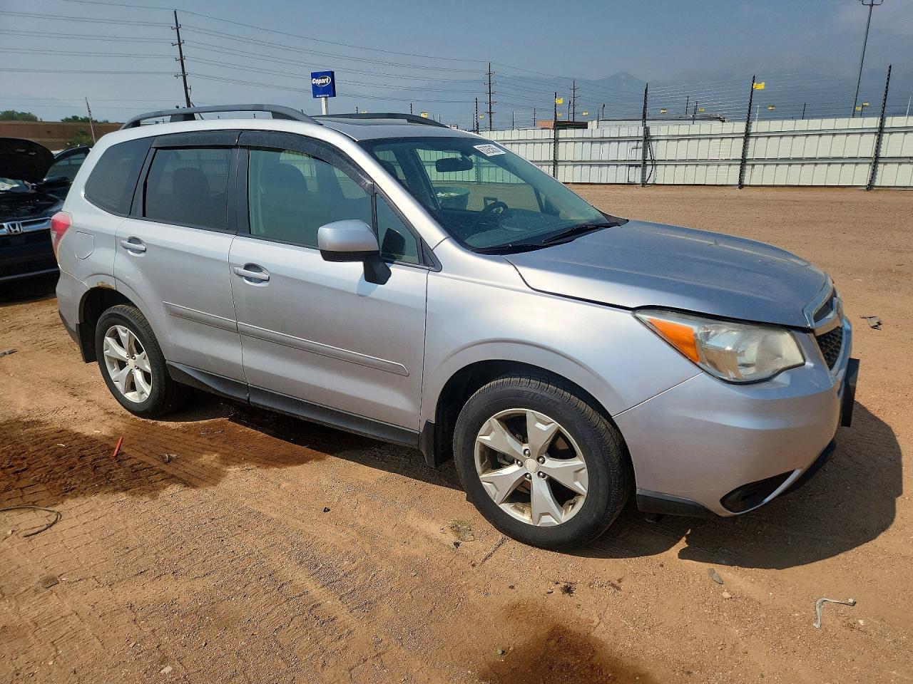 2015 Subaru Forester 2.5i Premium Silver vin: JF2SJADC2FH545810