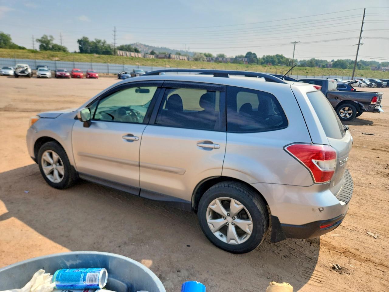 2015 Subaru Forester 2.5i Premium Silver vin: JF2SJADC2FH545810
