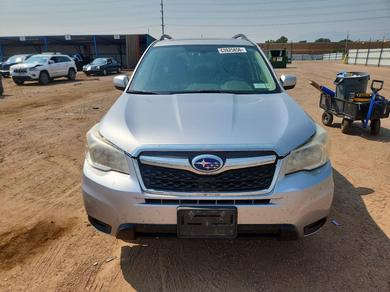 2015 Subaru Forester 2.5i Premium Silver vin: JF2SJADC2FH545810